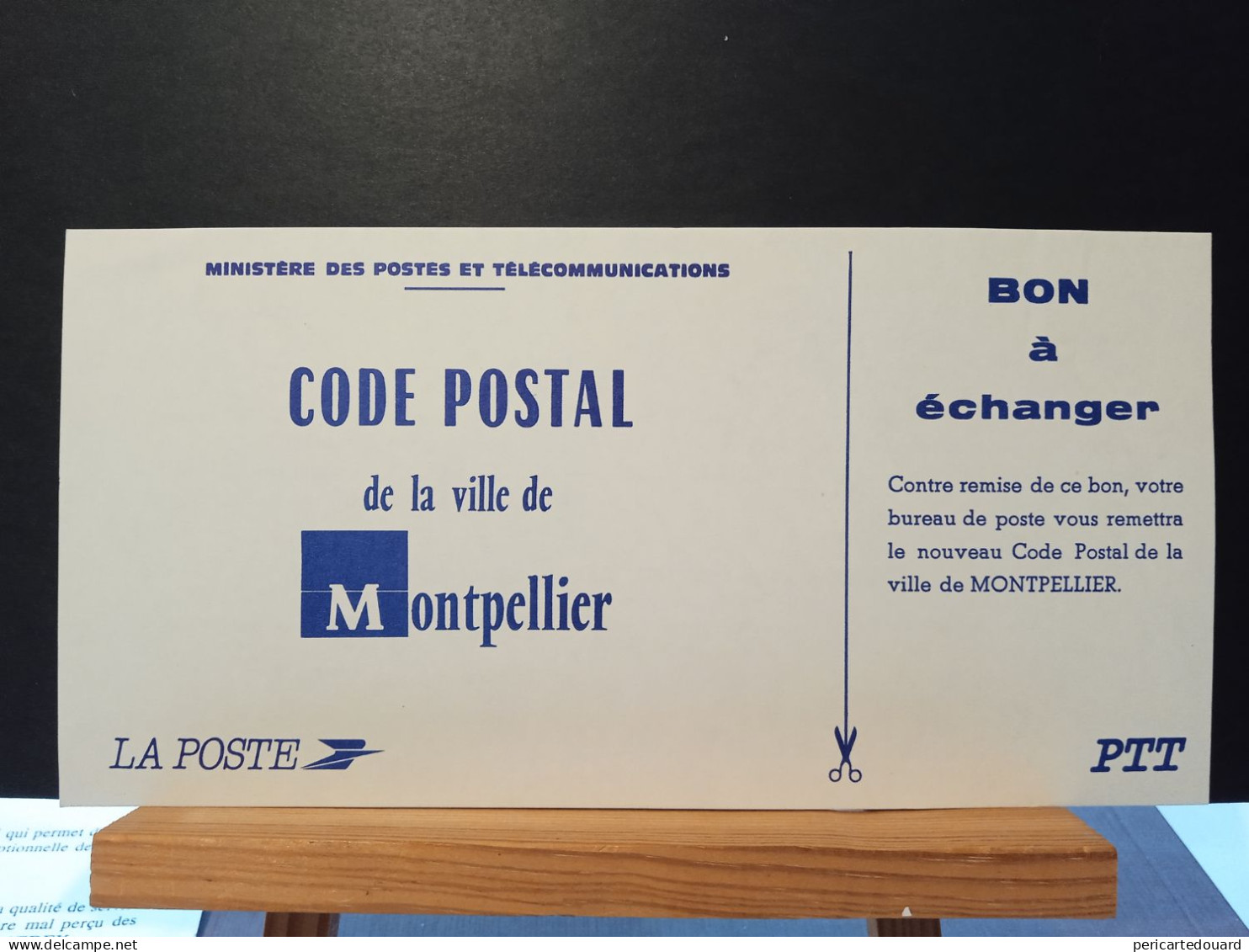 Code Postal. Carte D'informations Des PTT, Secteur Postal 34090 Montpellier Facultés. Neuve - Lettres & Documents