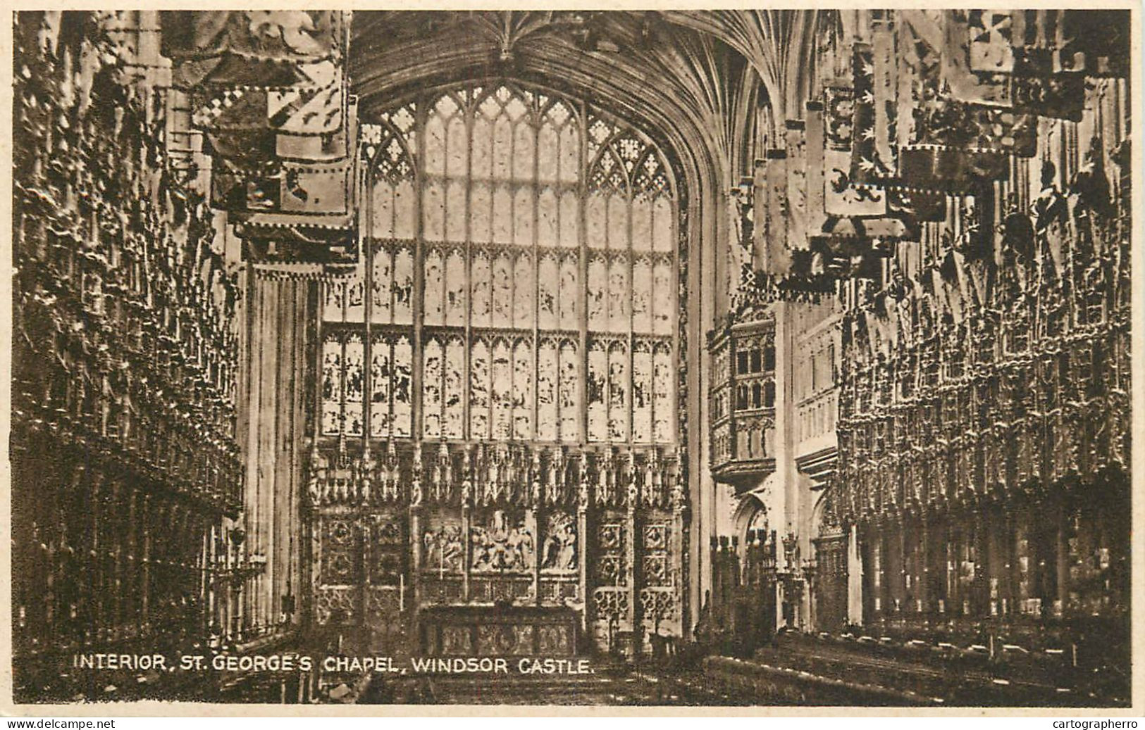 England Windsor Castle St George's Chapel Interior View - Windsor Castle