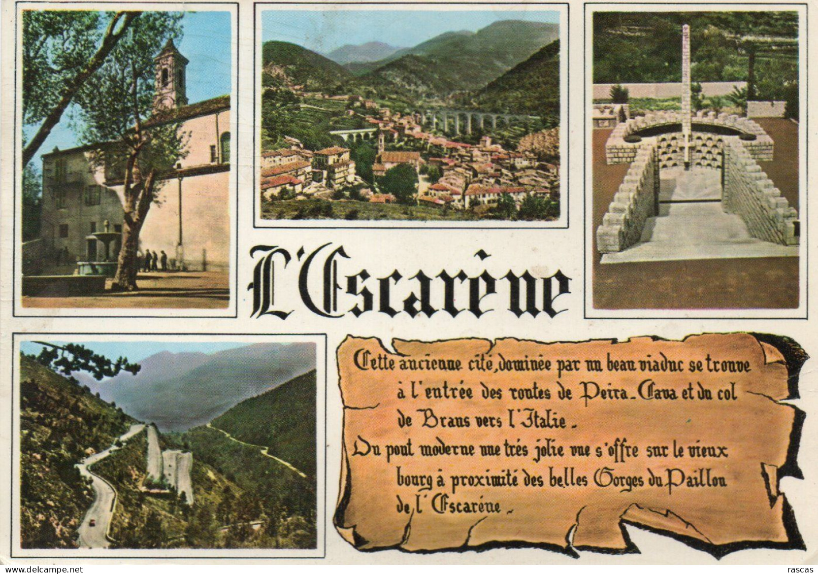 CPM - R - ALPES MARITIMES - L'ESCARENE - MULTIVUES - L'Escarène