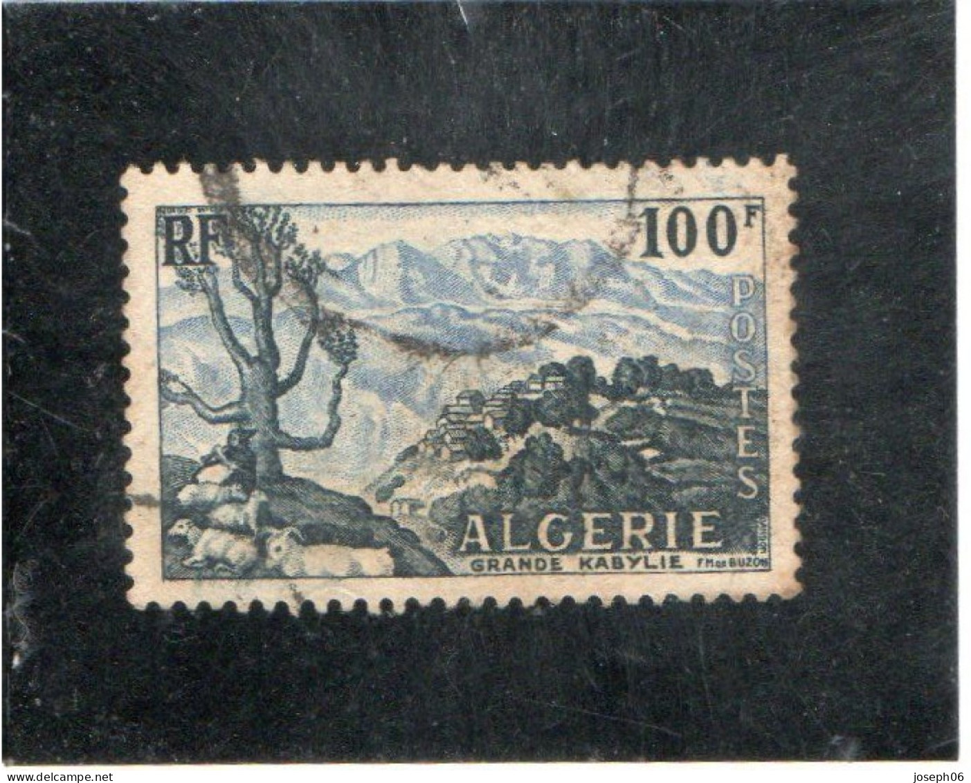 ALGERIE    1955  Y.T. N° 331  Oblitéré  Frais De Gestion Compris - Gebruikt