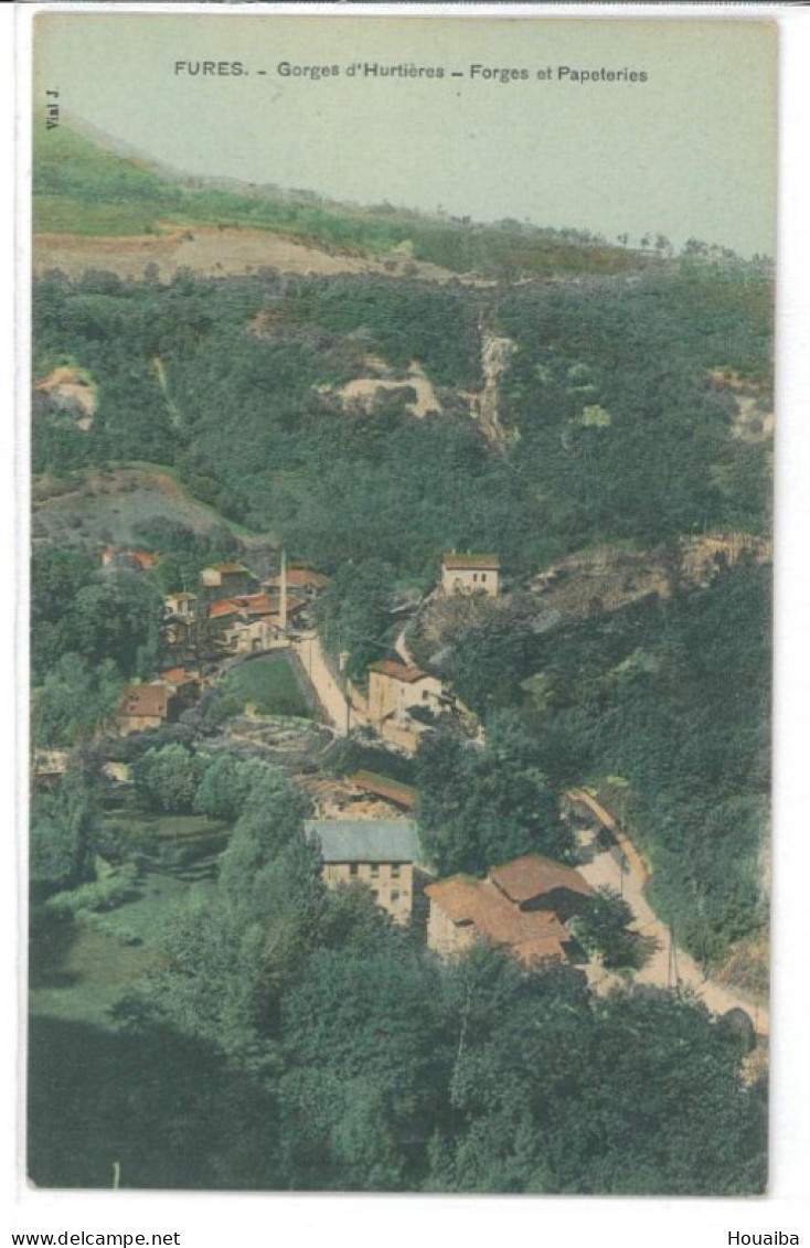 CPA Gorges D'Hurtières - Forges Et Papeteries Fures (38) - Tullins