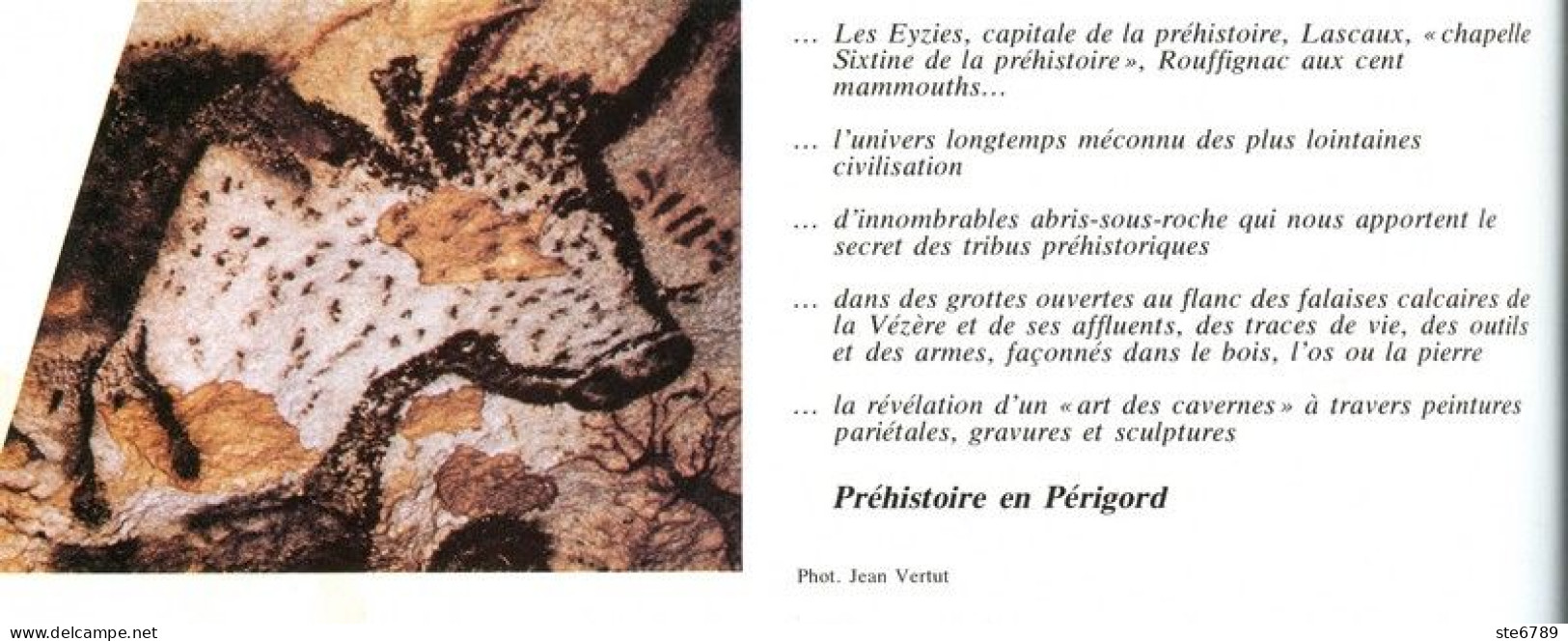 PREHISTOIRE EN PERIGORD Lascaux    Revue Photos 1980 BEAUTES DE LA FRANCE N° 35 - Geography