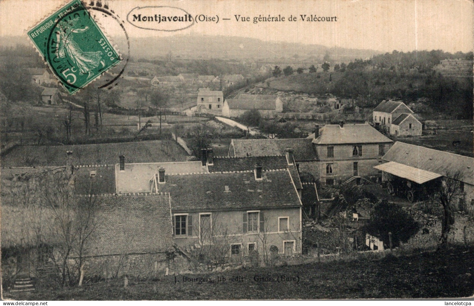 60 - MONTJAVOULT / VUE GENERALE DE VALECOURT - Montjavoult