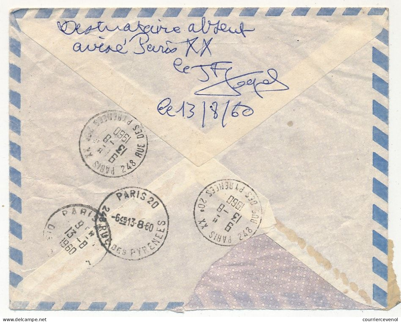 ARGENTINE - Enveloppe Depuis SAAVEDRA 1960 - Affranchissement Composé - Expreso - Brieven En Documenten