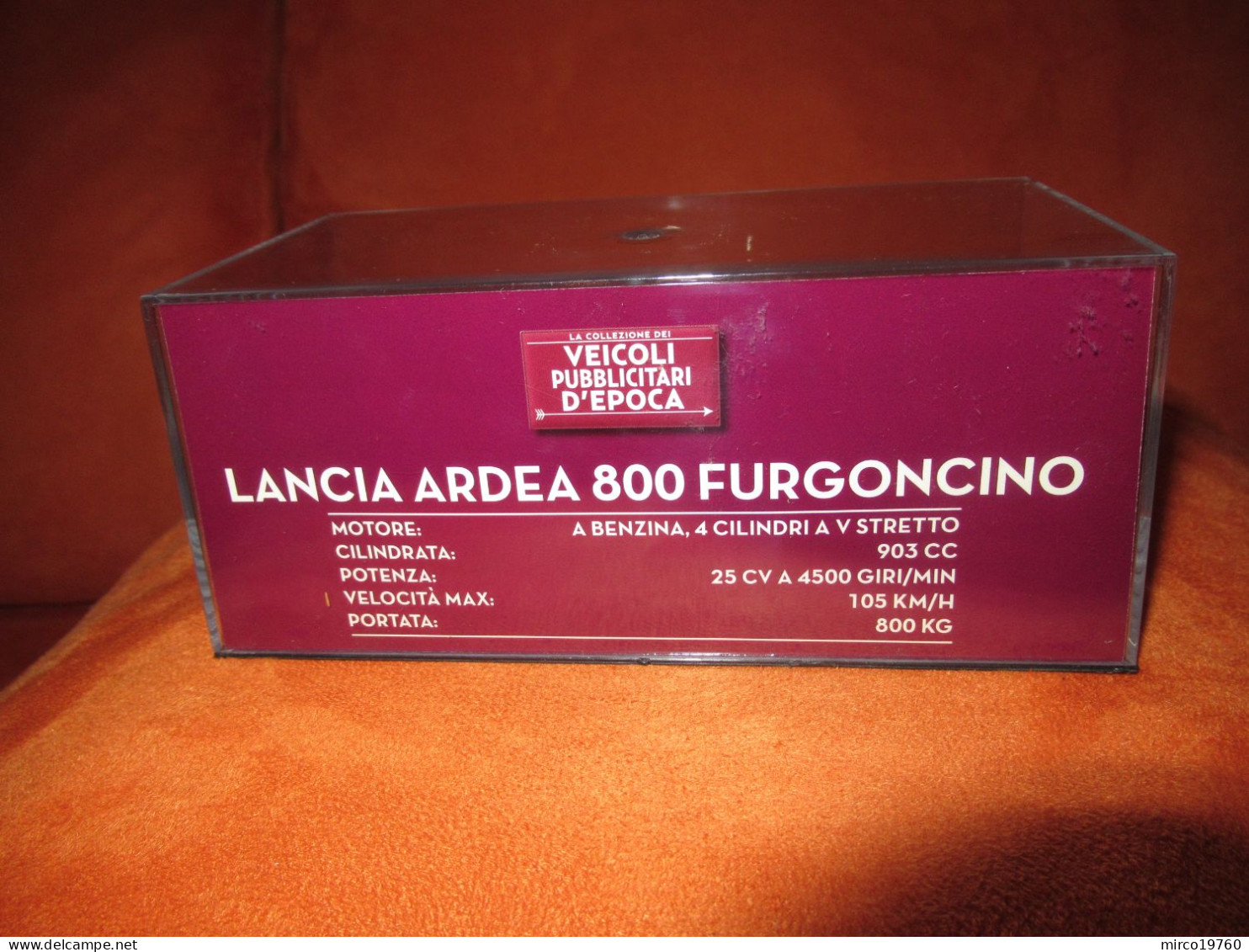 DIE CAST 1:43 - LANCIA ARDEA 800 FURGONCINO - YOGA - 1953 - NUOVO IN TECA - Other & Unclassified