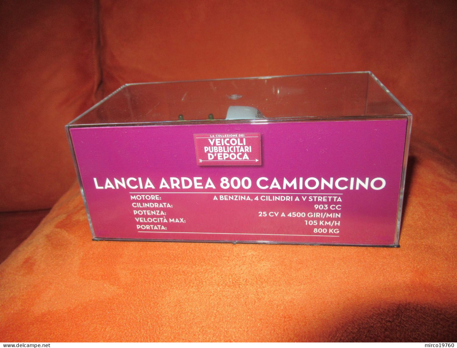 DIE CAST 1:43 - LANCIA ARDEA 800 CAMIONCINO - LA VERSA - 1949 - NUOVO IN TECA RIGIDA - Other & Unclassified