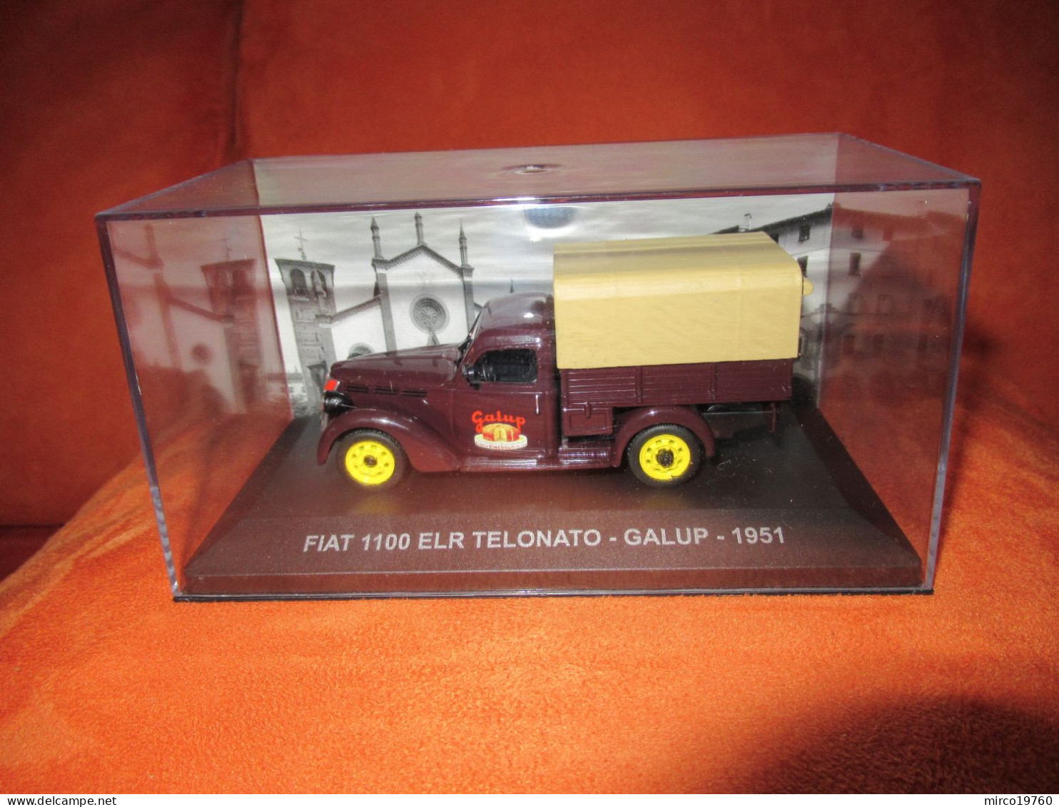 DIE CAST 1:43 - FIAT 1100 ELR TELONATO - GALUP - 1951 - NUOVO IN TECA RIGIDA - Autres & Non Classés