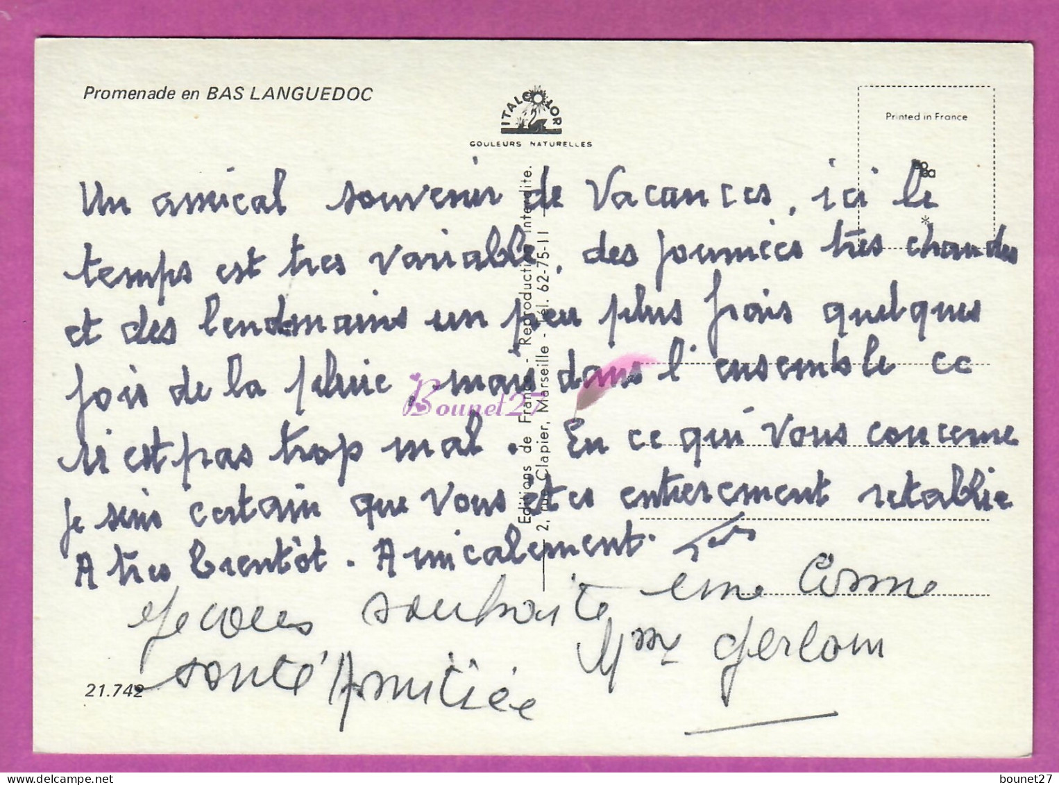 LE BAS LANGUEDOC - LA GRANDE MOTTE 73 -Aigues Mortes Palavas Agde Sete - La Motte Servolex