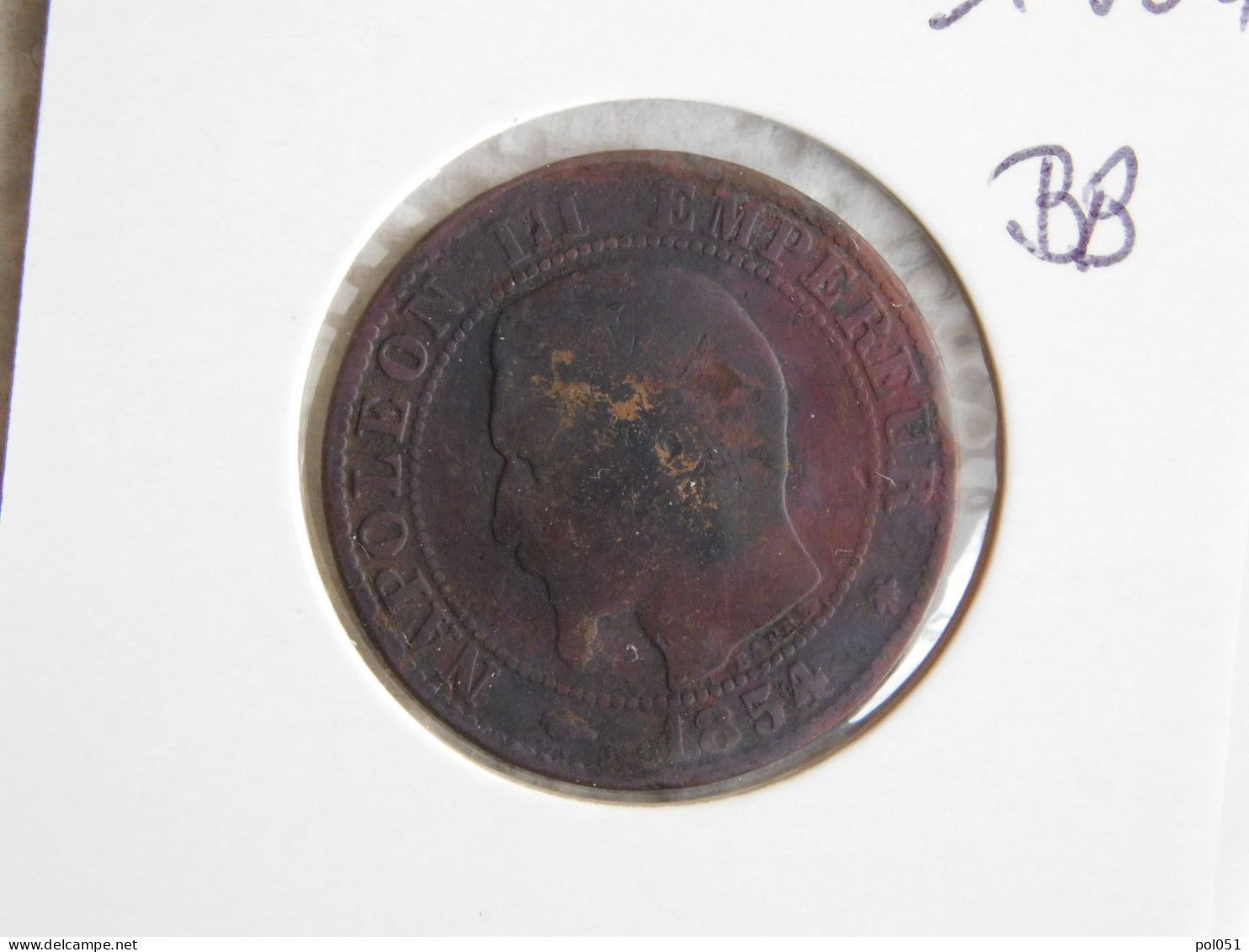 France 5 Centimes 1854 BB (93) - 5 Centimes