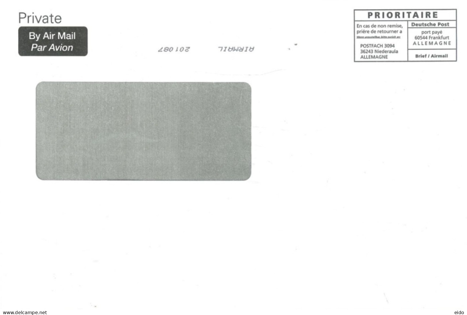 GERMANY - 2023 - POSTAL FRANKING MACHINE COVER TO DUBAI. - Lettres & Documents