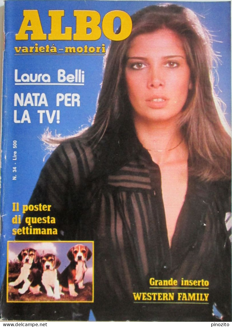 ALBO 34 1980 Laura Belli Ivan Graziani Carla Romanelli Mina Decibel Fabio Testi Sara Simeoni - TV