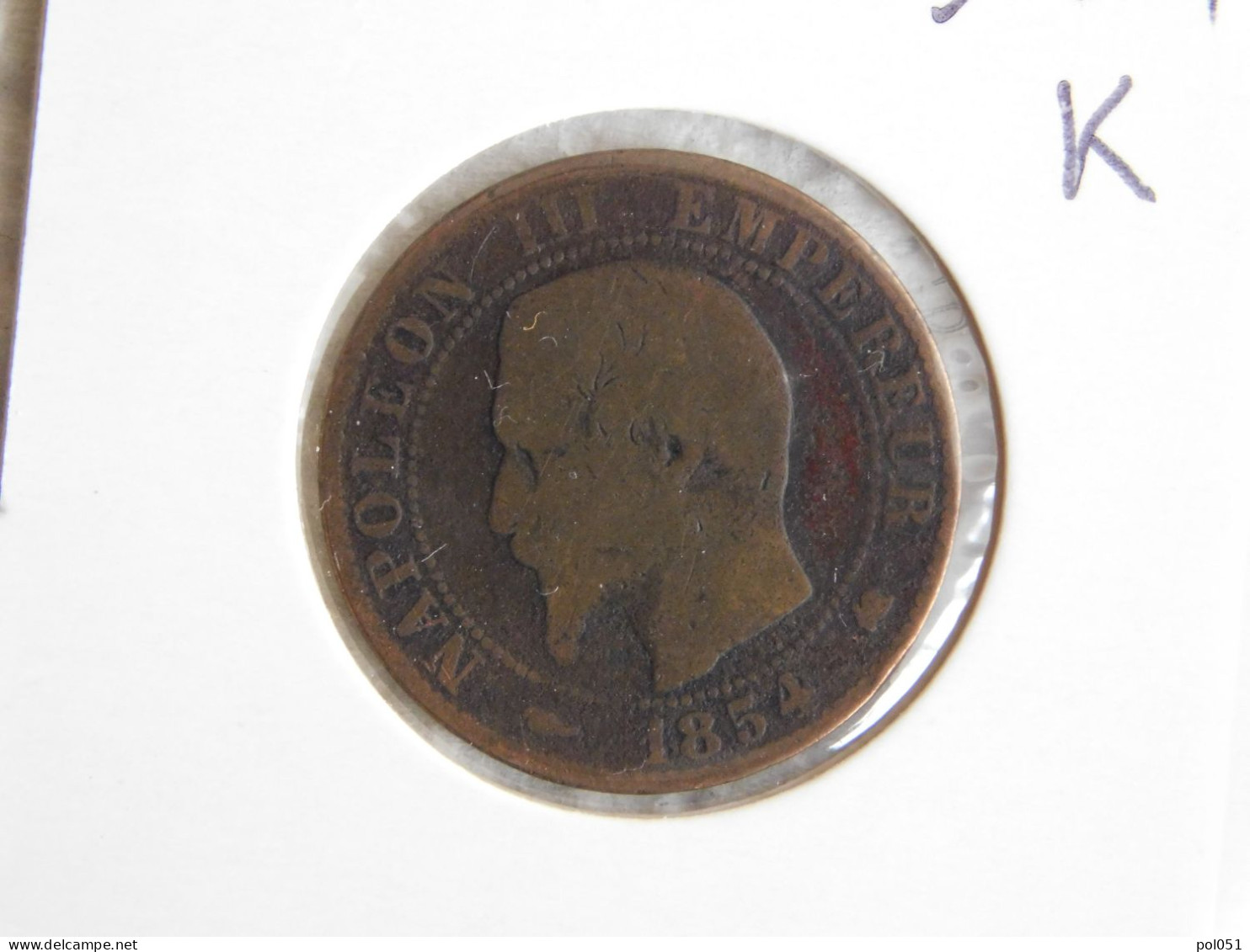 France 5 Centimes 1854 K (95) - 5 Centimes