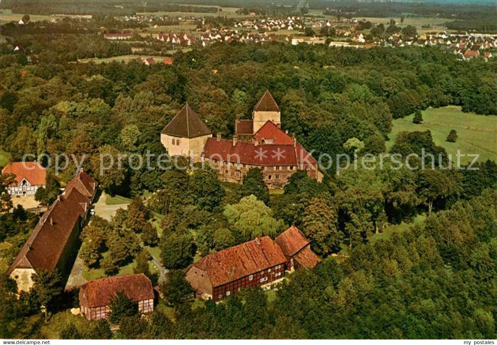 73016458 Wiedenbrueck Fliegeraufnahme Schloss Rheda Wiedenbrueck - Rheda-Wiedenbrueck