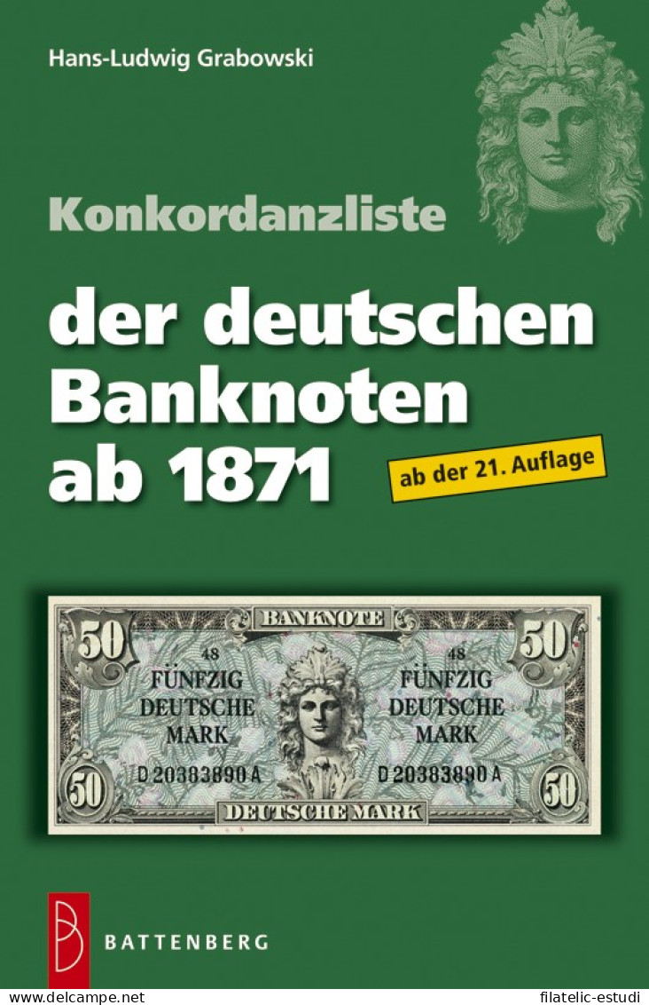 Die Deutschen Banknoten Ab 1871 (2021) Inkl. Konkordanzliste - Libros & Software