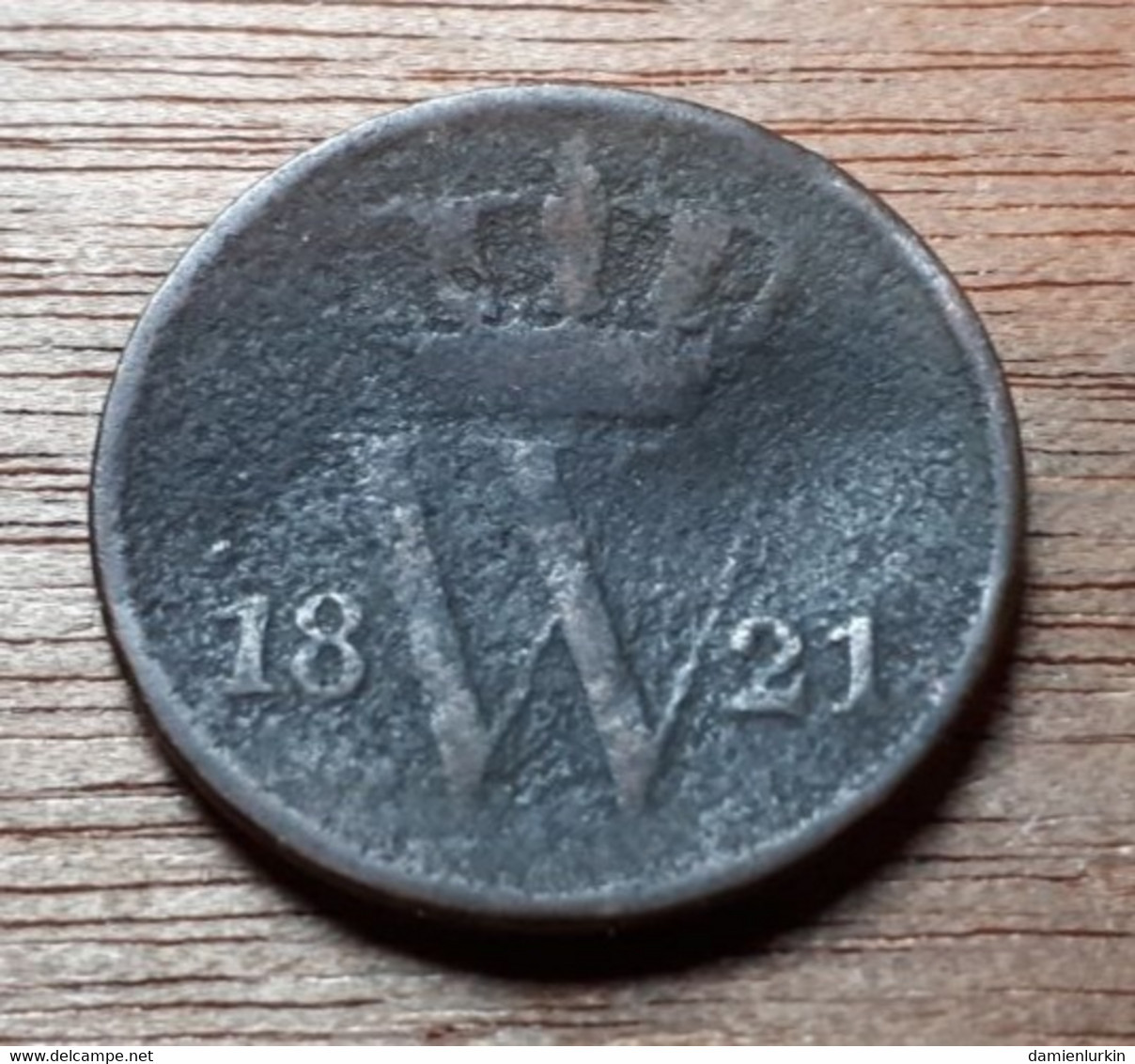 PAYS-BAS WILLEM I UTRECHT 1 CENT 1821 USé MAIS RARE ! COTES : 30€-80€-200€-450€ ! - 1815-1840: Willem I.