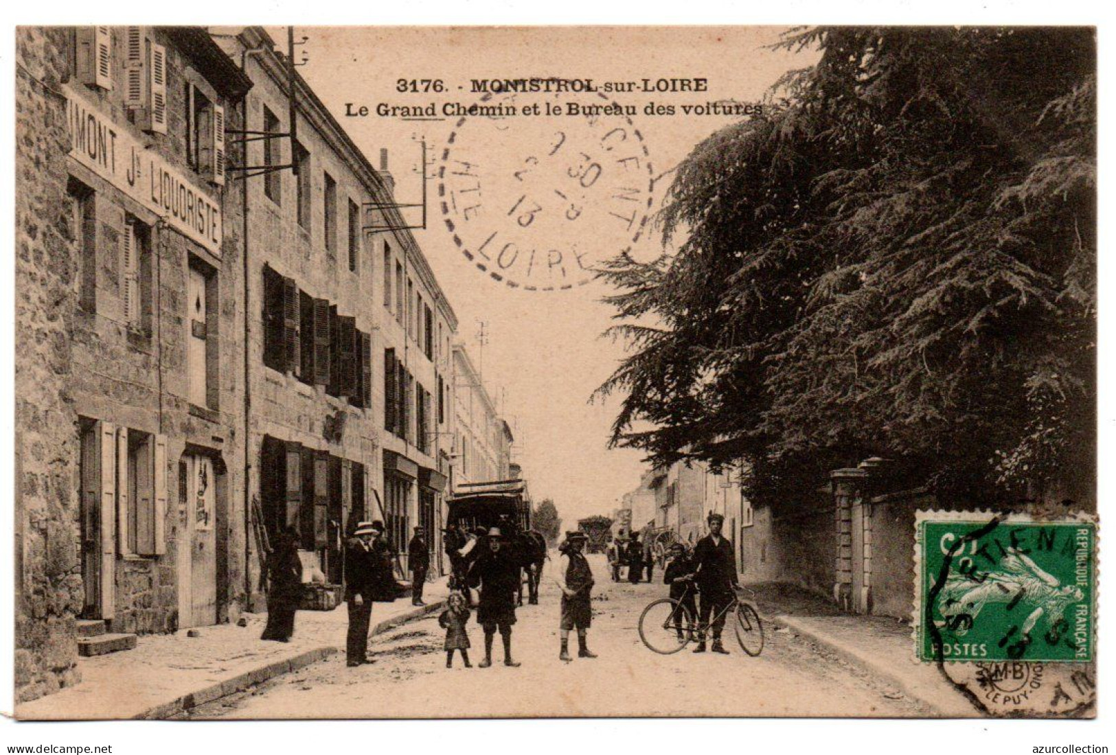 Le Grand Chemin Et Le Bureau Des Voitures - Monistrol Sur Loire