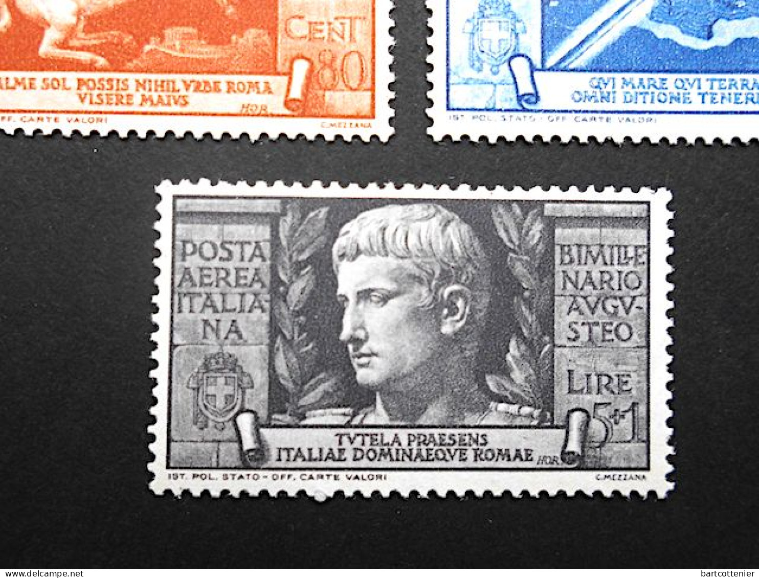 Italia 1937 : Bimillenario Augusteo /  Air Mail Stamps Series Yv 102/6* / Posta Aerea/ MH - Correo Aéreo