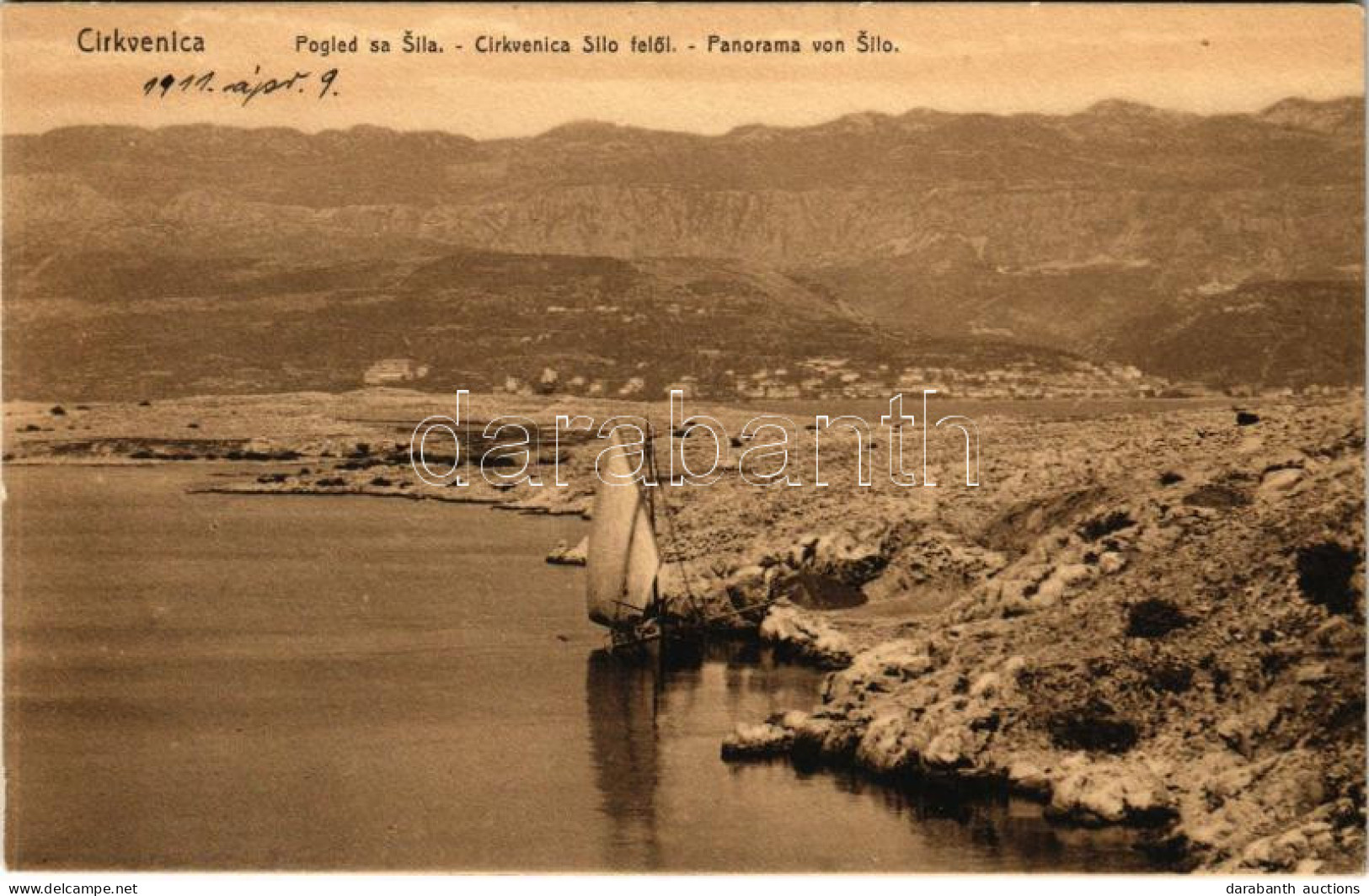 * T2 1911 Crikvenica, Cirkvenica; Pogled Sa Sila / Silo Felől / Panorama Von Silo / General View - Zonder Classificatie