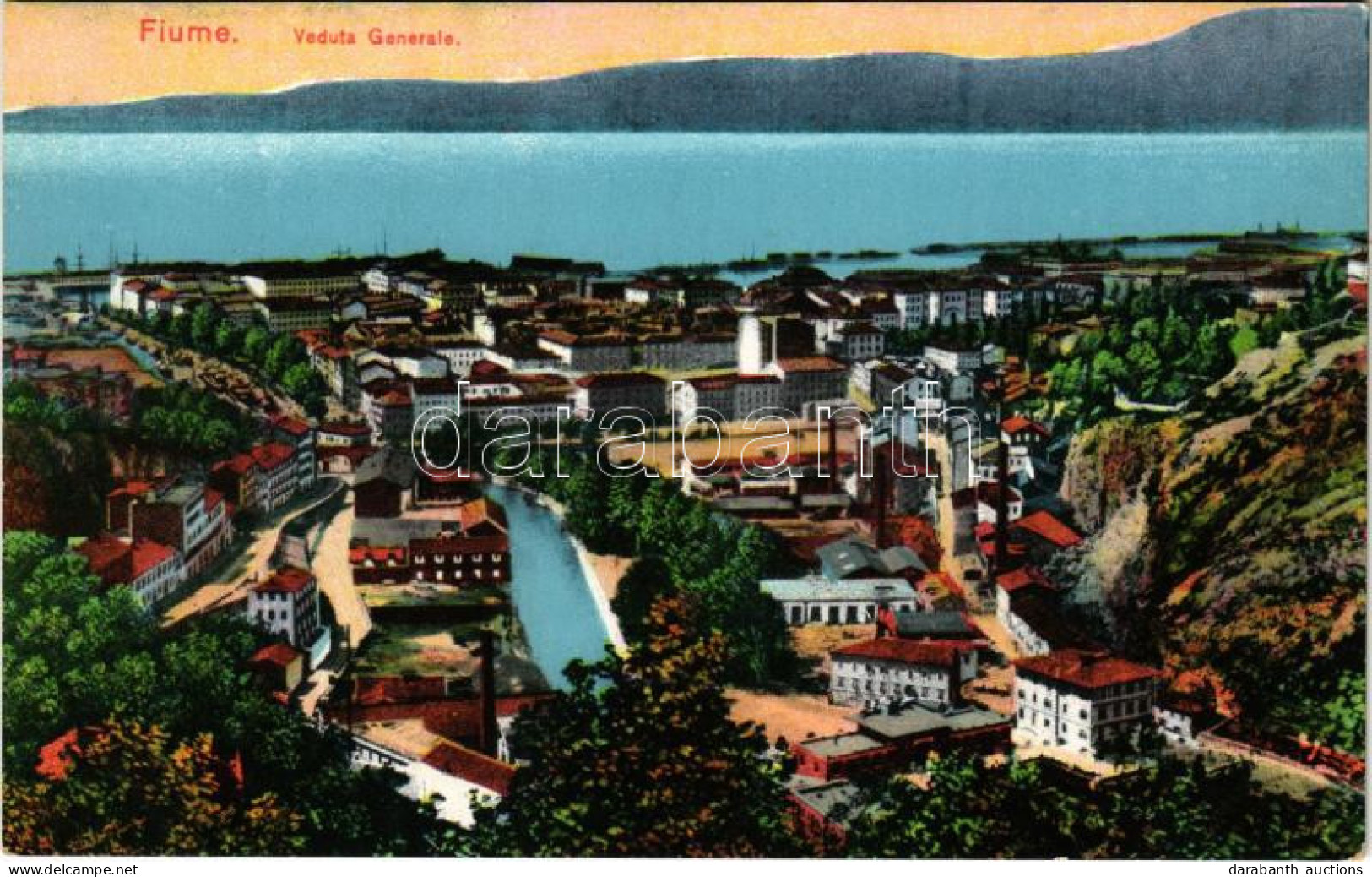 ** T2 Fiume, Rijeka; Veduta Generale / General View - Zonder Classificatie