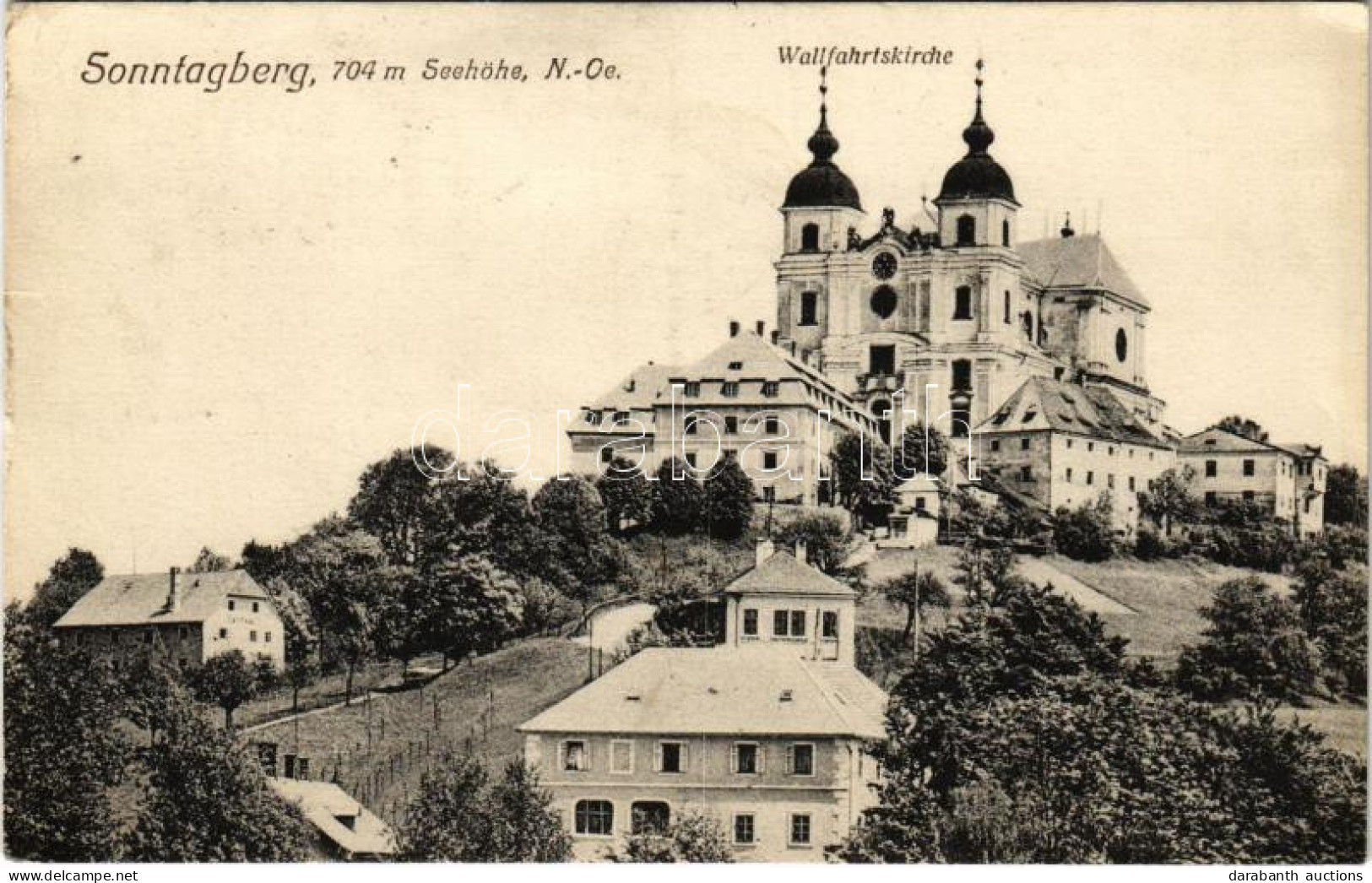 T2/T3 1928 Sonntagberg, Wallfahrtskirche / Pilgrimage Church (small Tear) - Unclassified