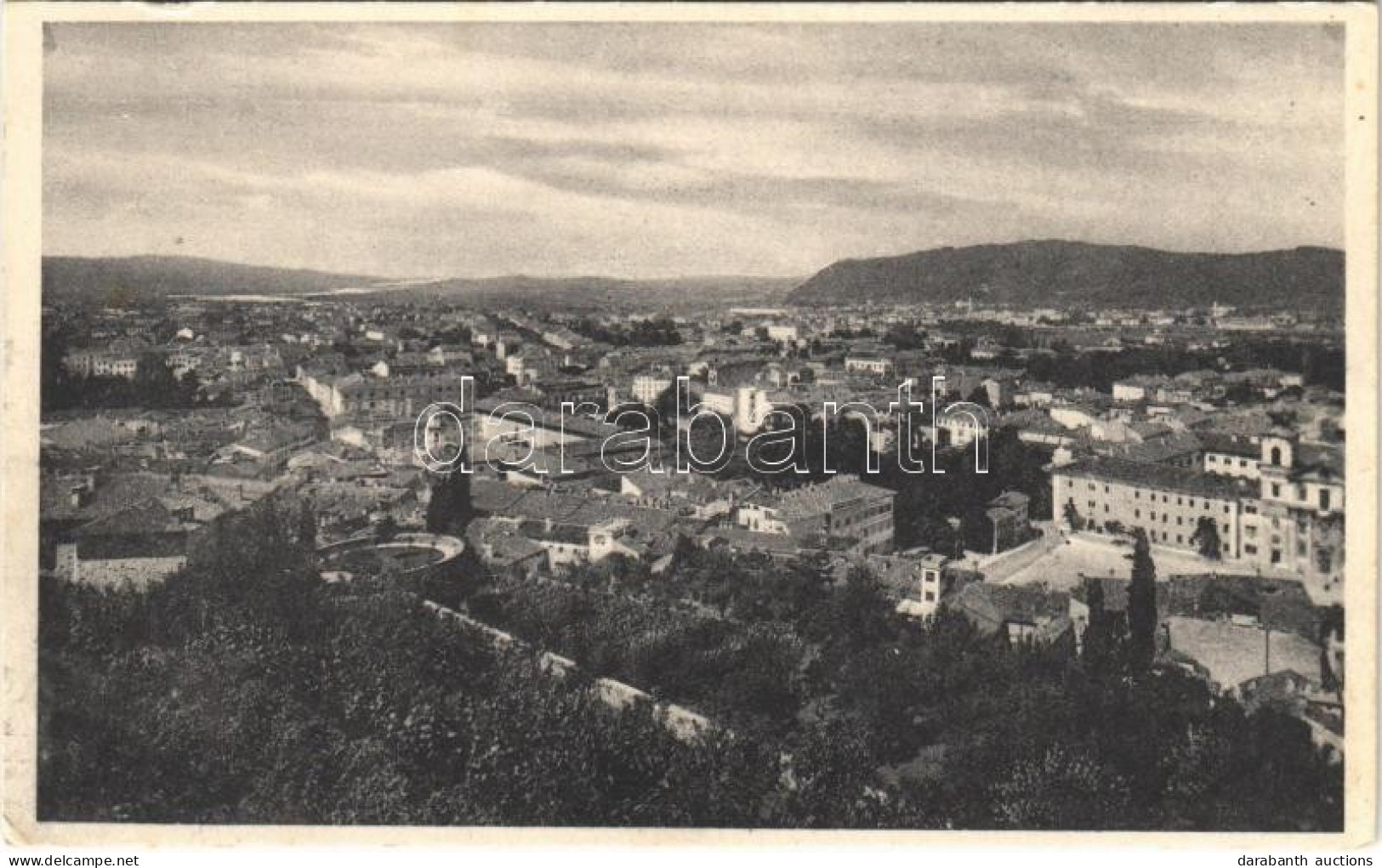 ** T2 Gorizia, Görz, Gorica; Panorama Dal Castello, Sin. Il S. Michele, Des. Il Calvario (Podgora) / General View From T - Zonder Classificatie