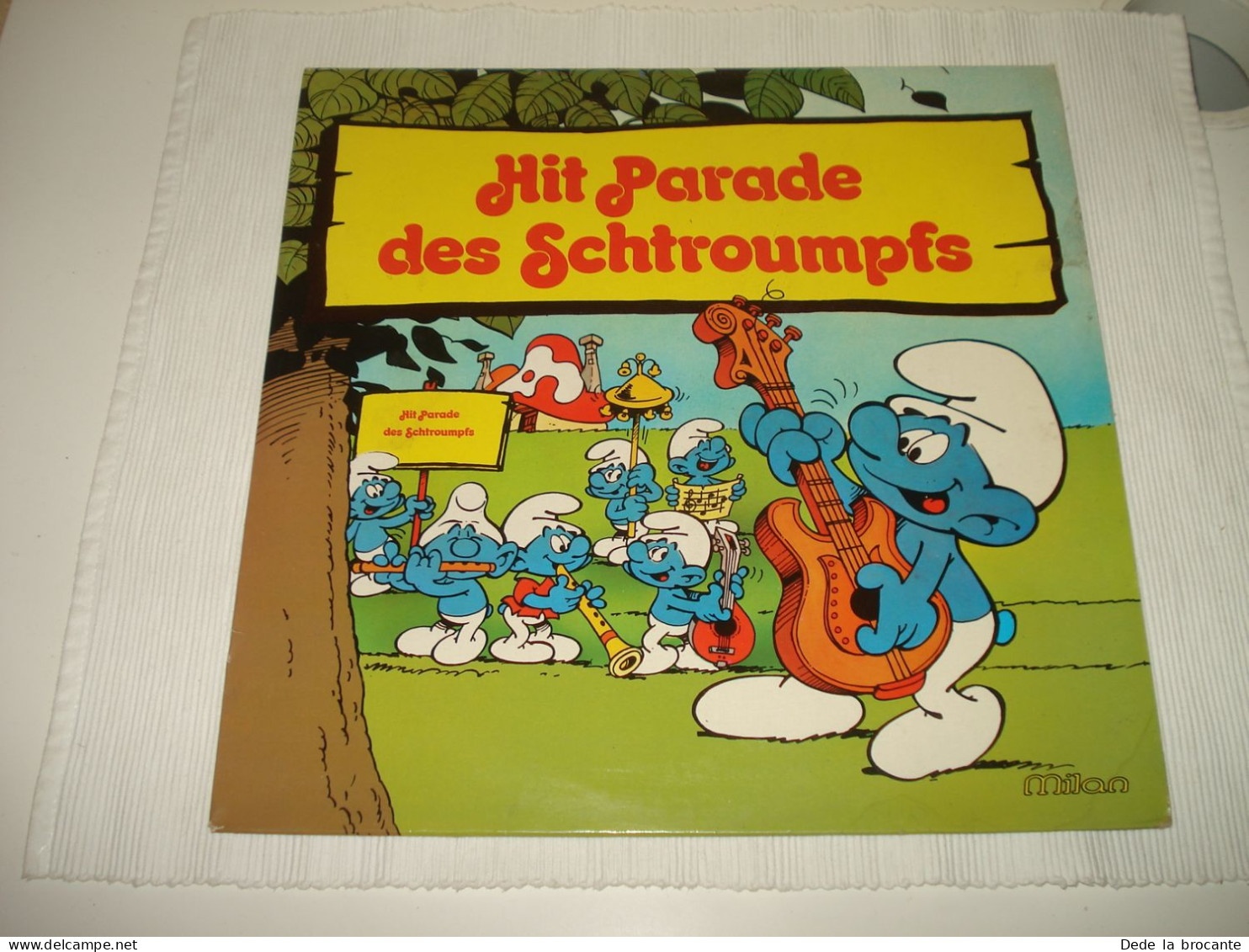 B14 / Hit Parade Des Schtroumpfs - Peyo - LP - A 150 051 - FR 1981  EX/EX - Enfants