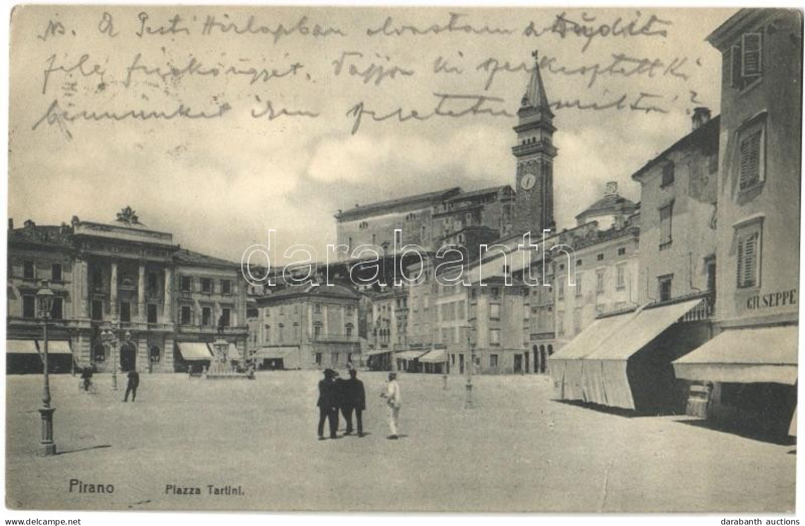 T2 Piran, Pirano; Piazza Tartini / Square, Shops - Zonder Classificatie