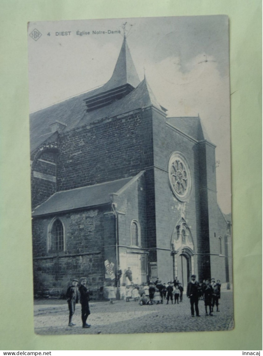 102-20-196                    DIEST   Eglise Notre-Dame     ( Teinte Bleue ) - Diest