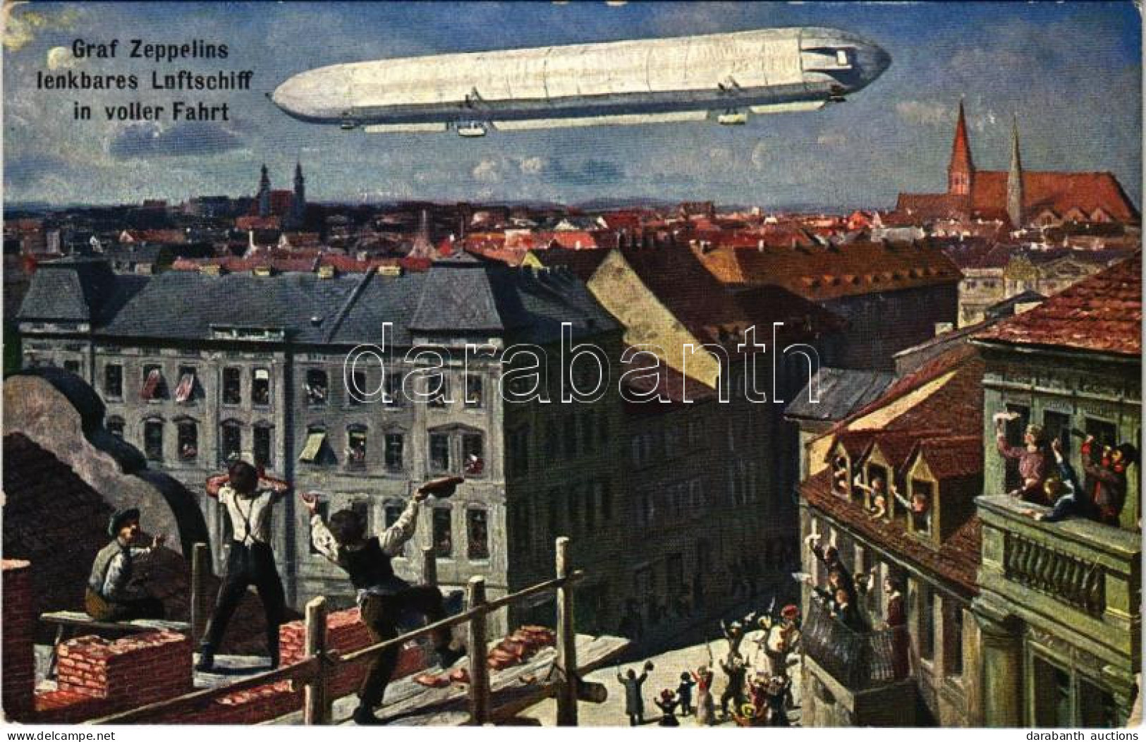 ** T2/T3 Graf Zeppelins Lenkbares Luftschiff In Voller Fahrt. T.S.N. Serie 920. (EB) - Zonder Classificatie