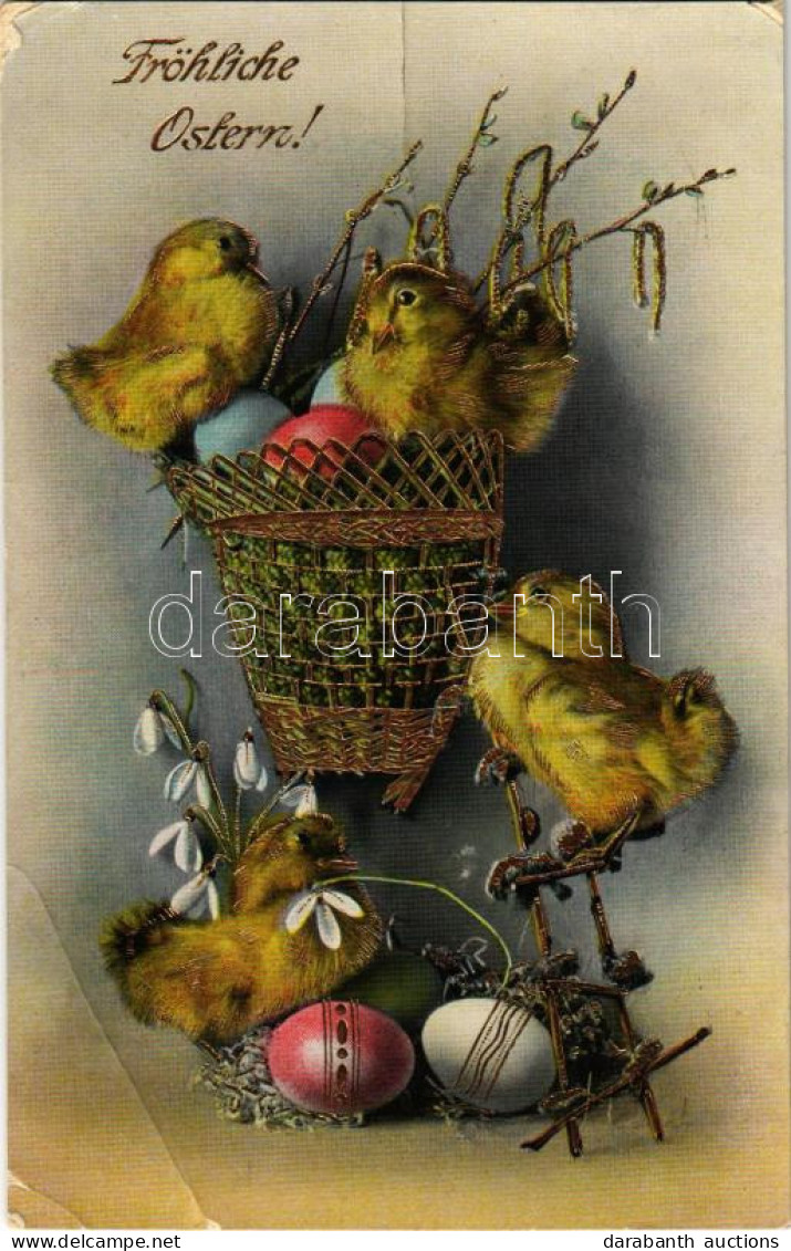 T3 1913 Fröhliche Ostern! / Húsvéti üdvözlet / Easter Greeting. Litho (EB) - Unclassified