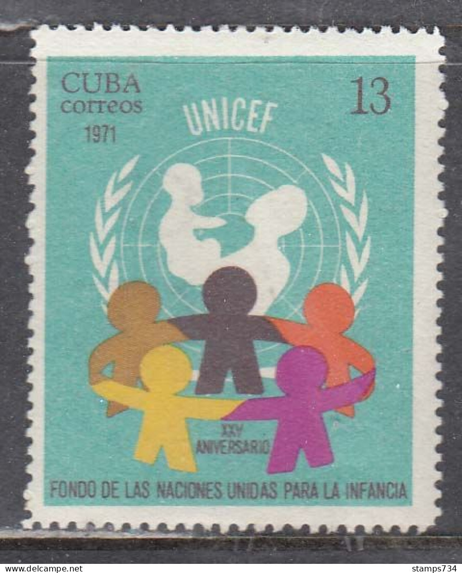 Cuba 1971 - 25 Years UNICEF, Mi-nr. 1742, MNH** - Ongebruikt