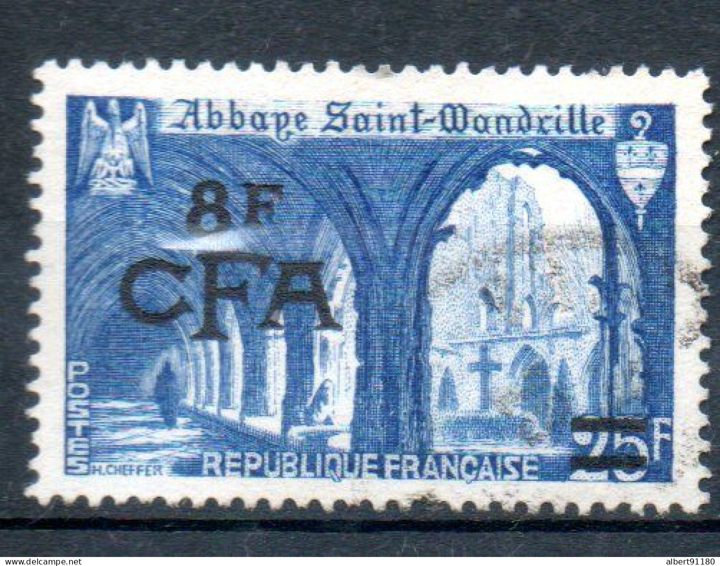 REUNION Saint Wandrille 1949-52 N°302 - Used Stamps