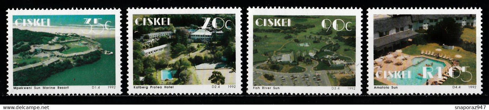 1992 Ciskei Hotels Set MNH** Ab242 - Hostelería - Horesca