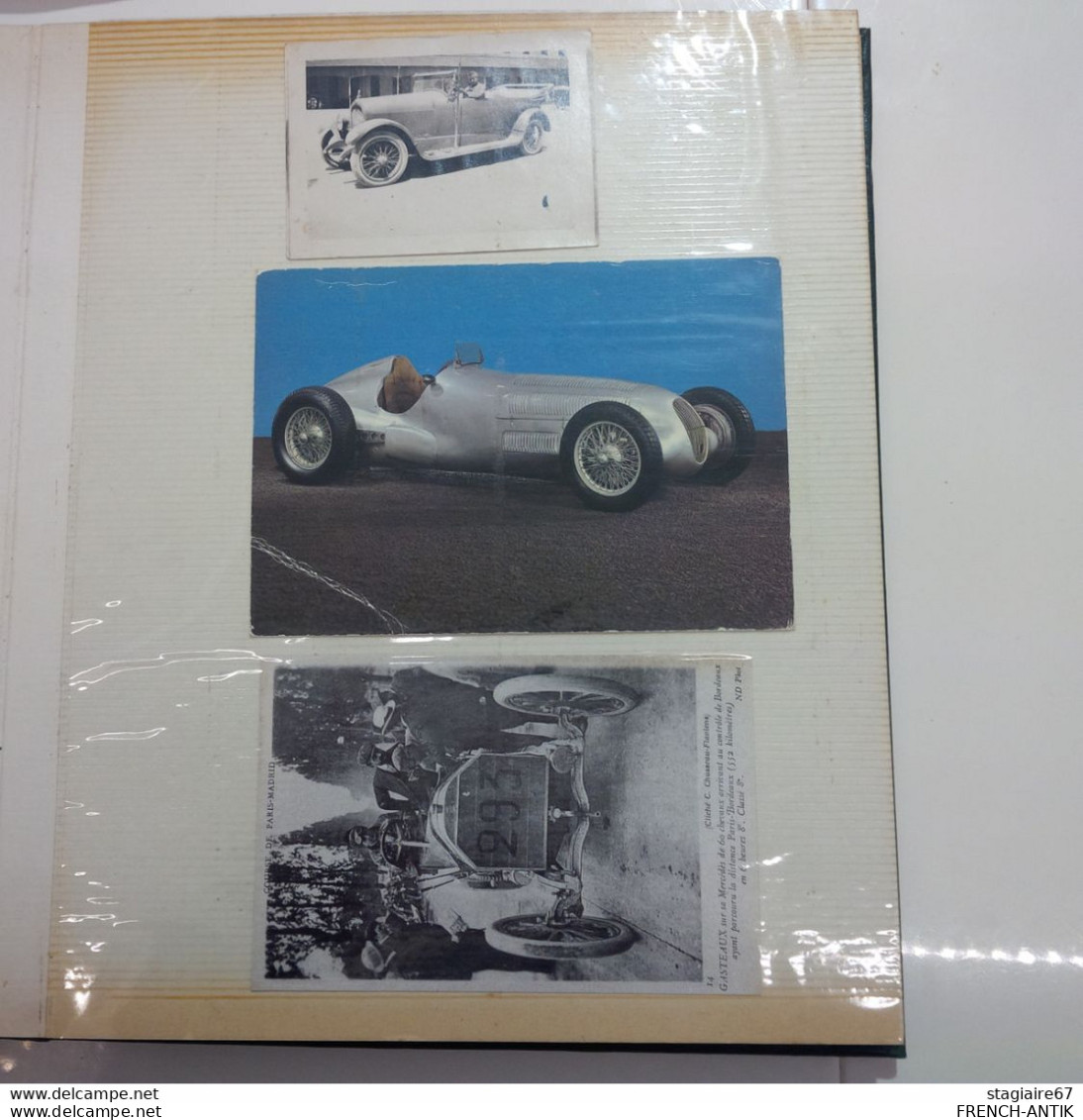 ALBUM COLLECTION AUTOMOBILE AUTOMOBILIA PHOTO DONT MONTAGNE ET CARTES POSTALES 88 DOCUMENTS