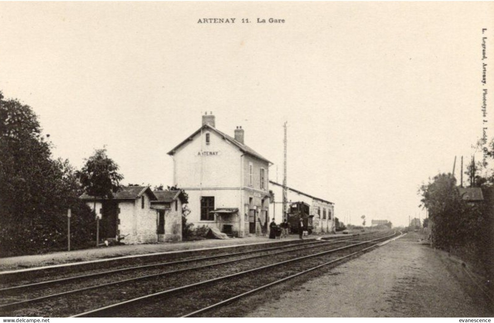 45 : Artenay : La Gare    // Ref Fév. 24 N° 29.370 - Artenay