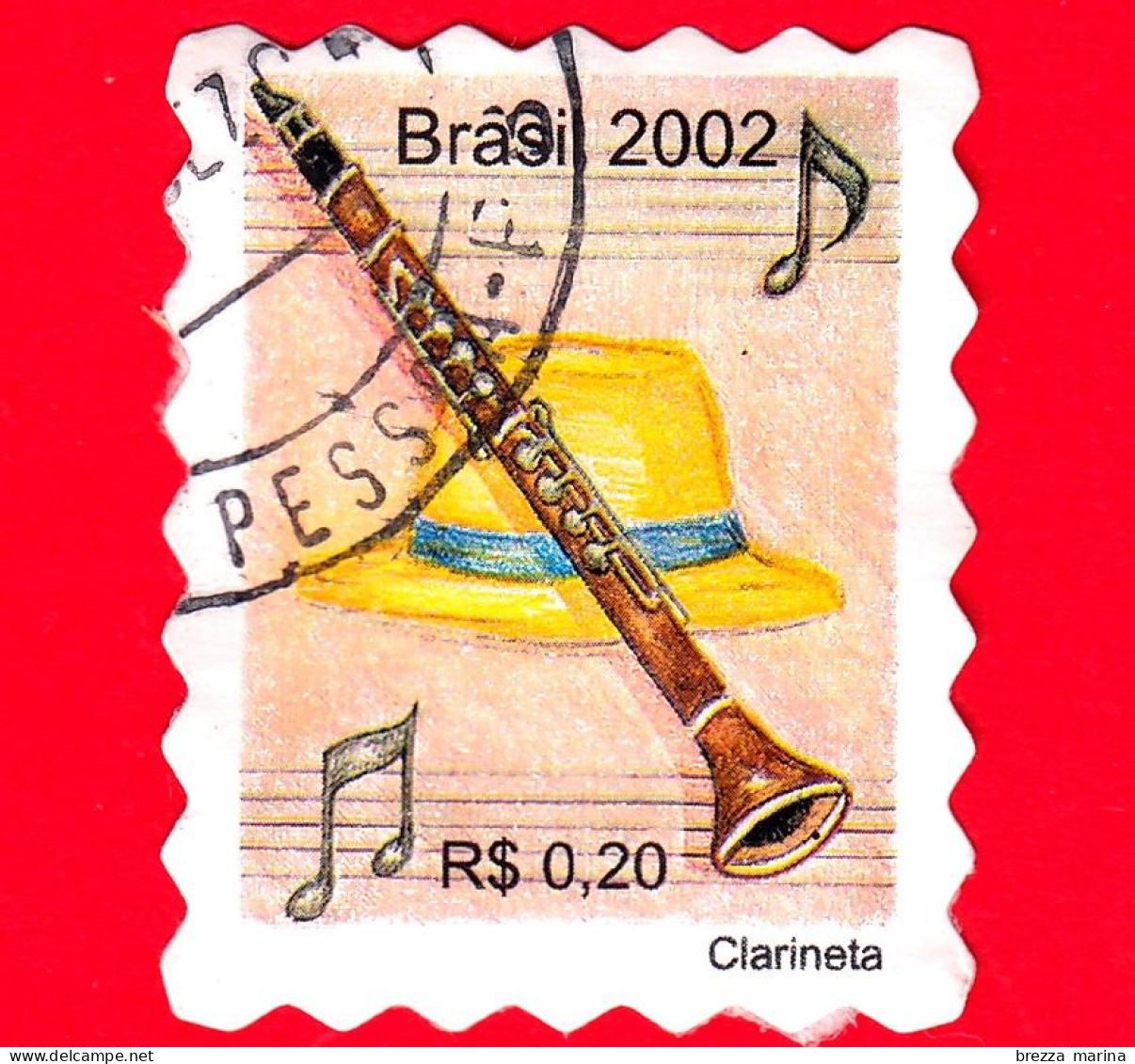 BRASILE - Usato - 2002 - Strumenti Musicali - Clarinetto - Clarineta  - 0.20 - Gebruikt