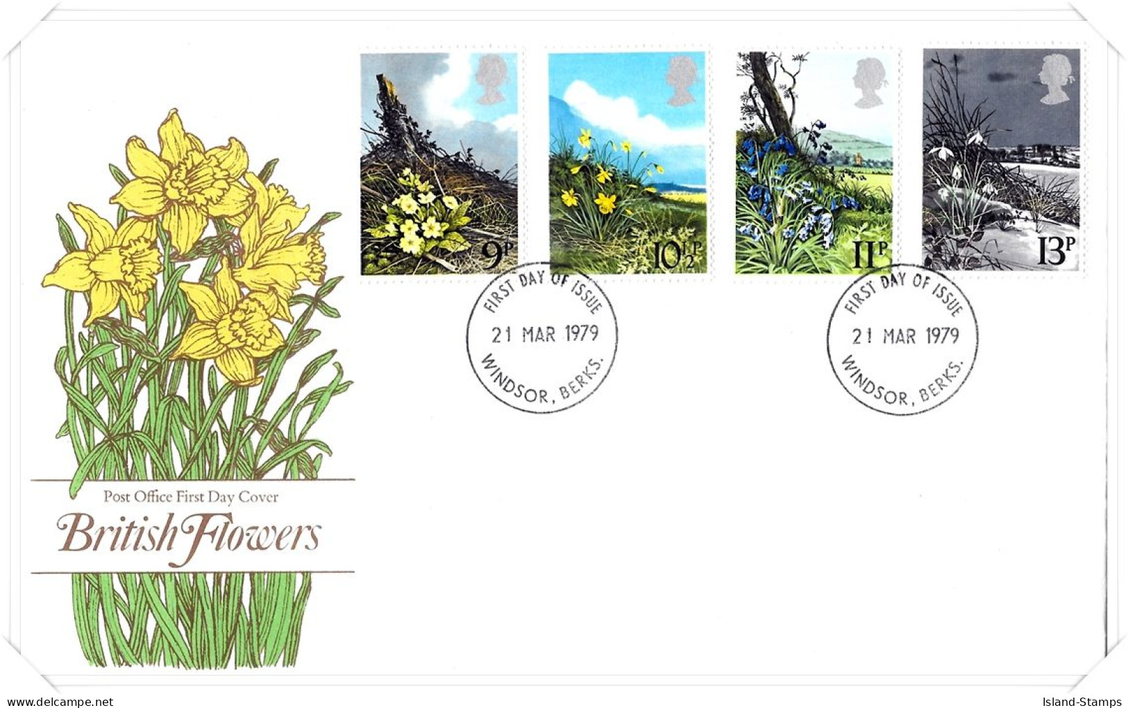 1979 Flowers Unaddressed FDC Tt - 1971-1980 Decimal Issues