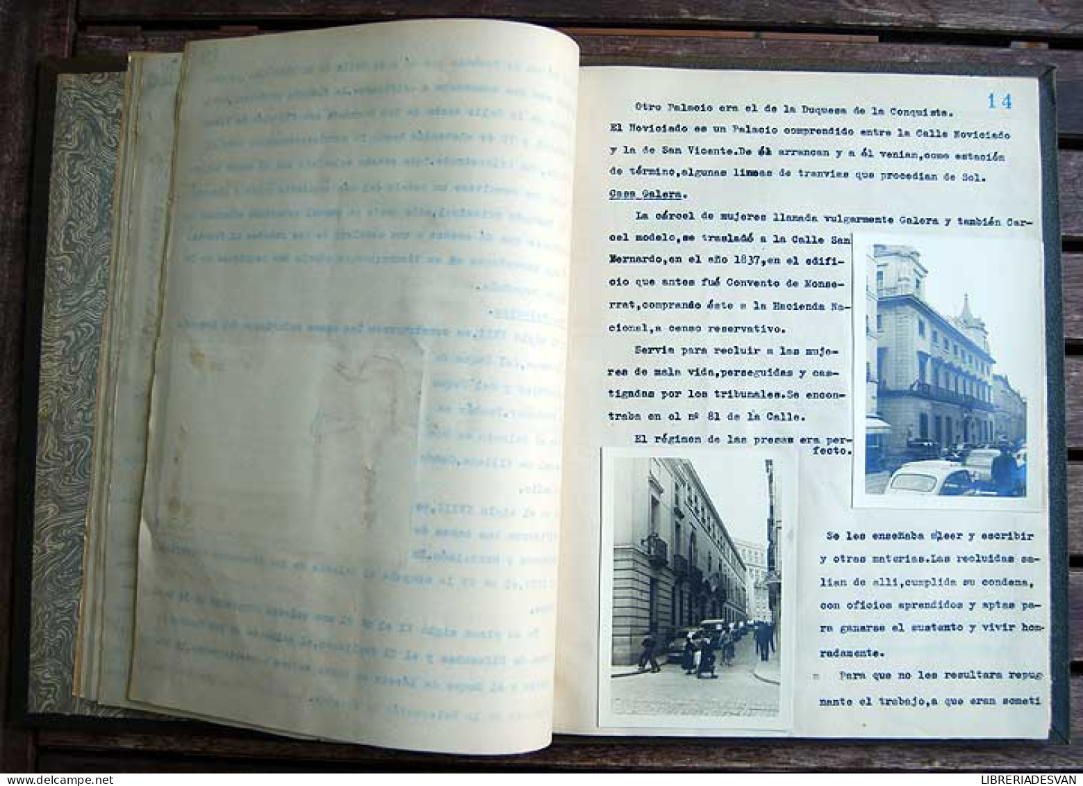 La Calle San Bernardo. Memoria De Licenciatura Original - María Luisa Cruz Segarra - Historia Y Arte