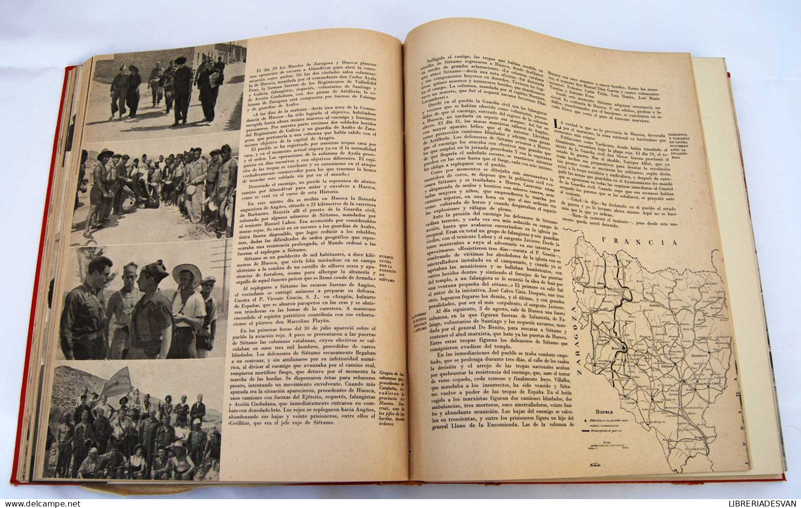 Historia de la Cruzada Española. 4 Volúmenes. 1940-1942 - Joaquín Arrarás Iribarren y Carlos Sáenz de Tejada