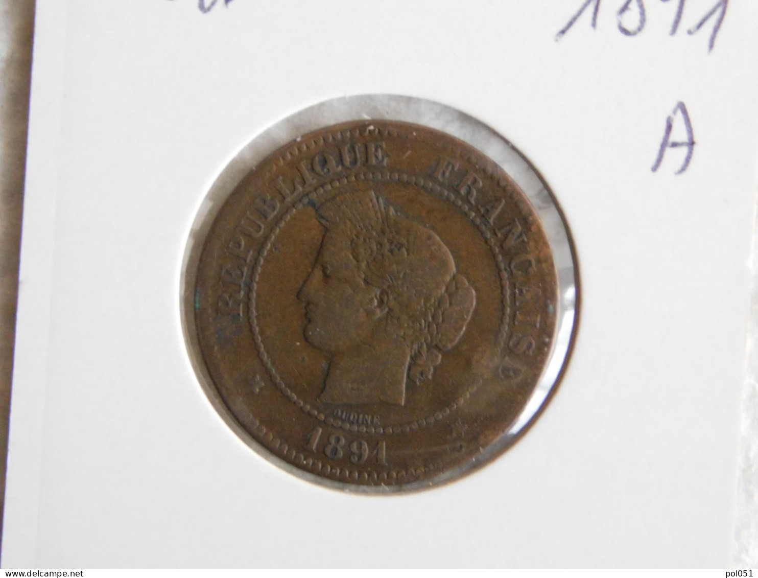 France 5 Centimes 1891 A (146) - 5 Centimes