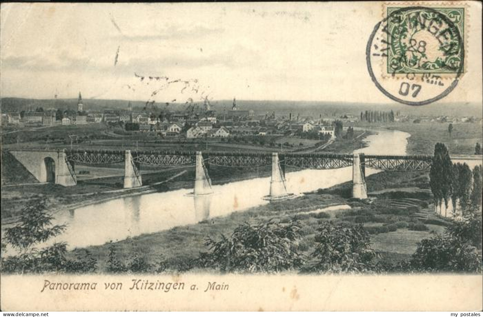 41081364 Kitzingen Main Panorama Bruecke Kitzingen Main - Kitzingen