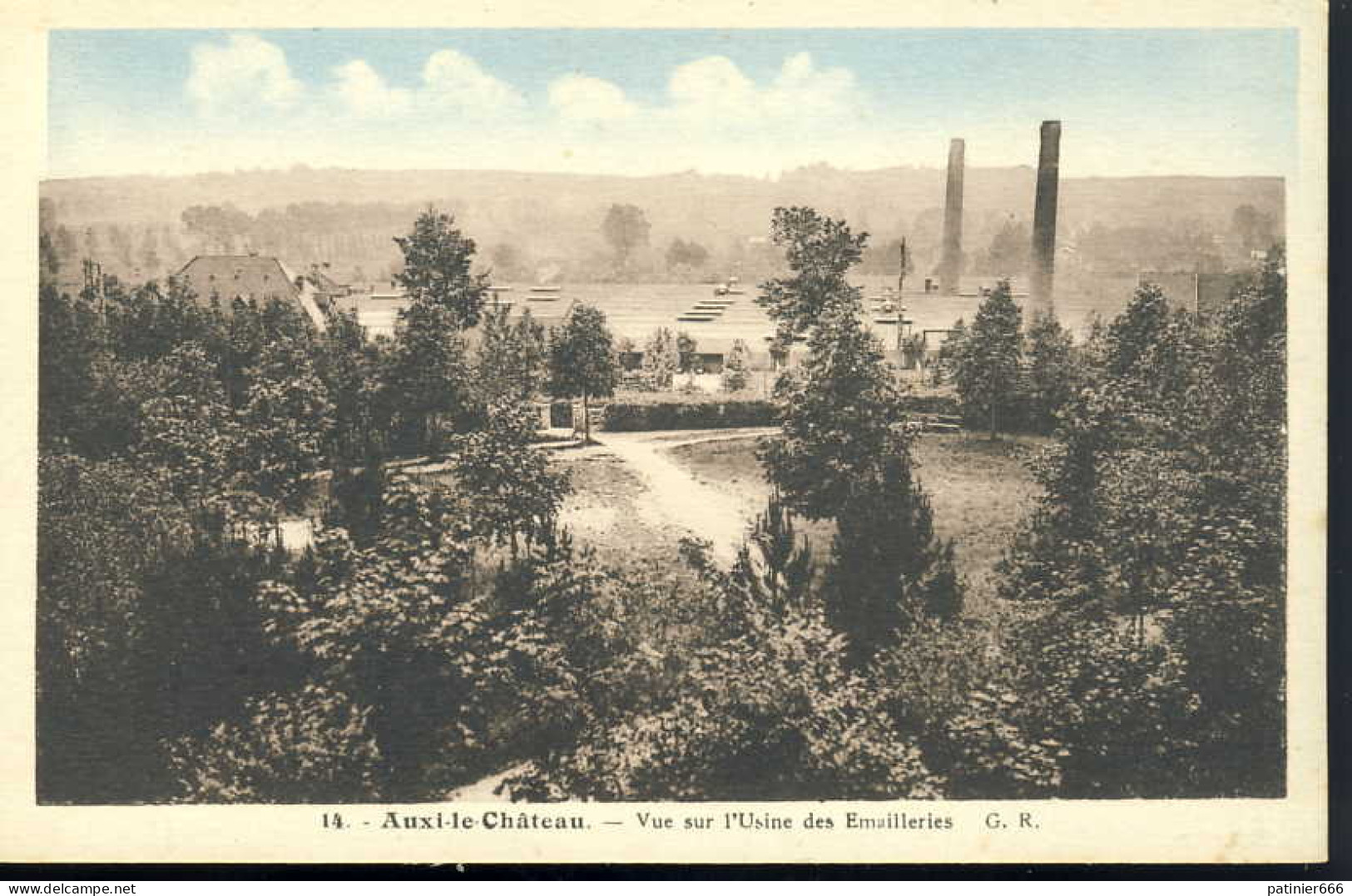 Auxi Le Chateau Vue Sur L'usine Des Emailleries - Auxi Le Chateau