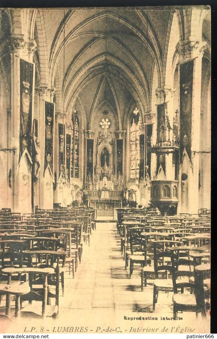 Lumbres Interieur De L'eglise - Lumbres