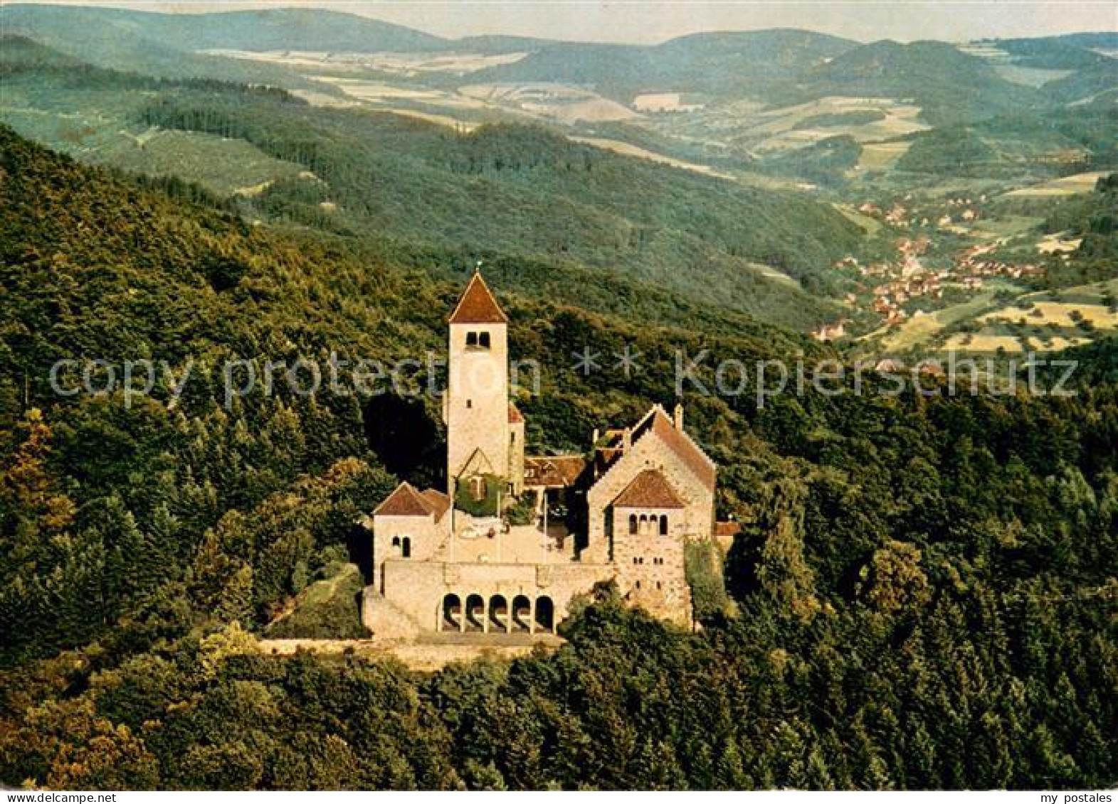 73701617 Weinheim Bergstrasse WSC Wachenburg Fliegeraufnahme Weinheim Bergstrass - Weinheim