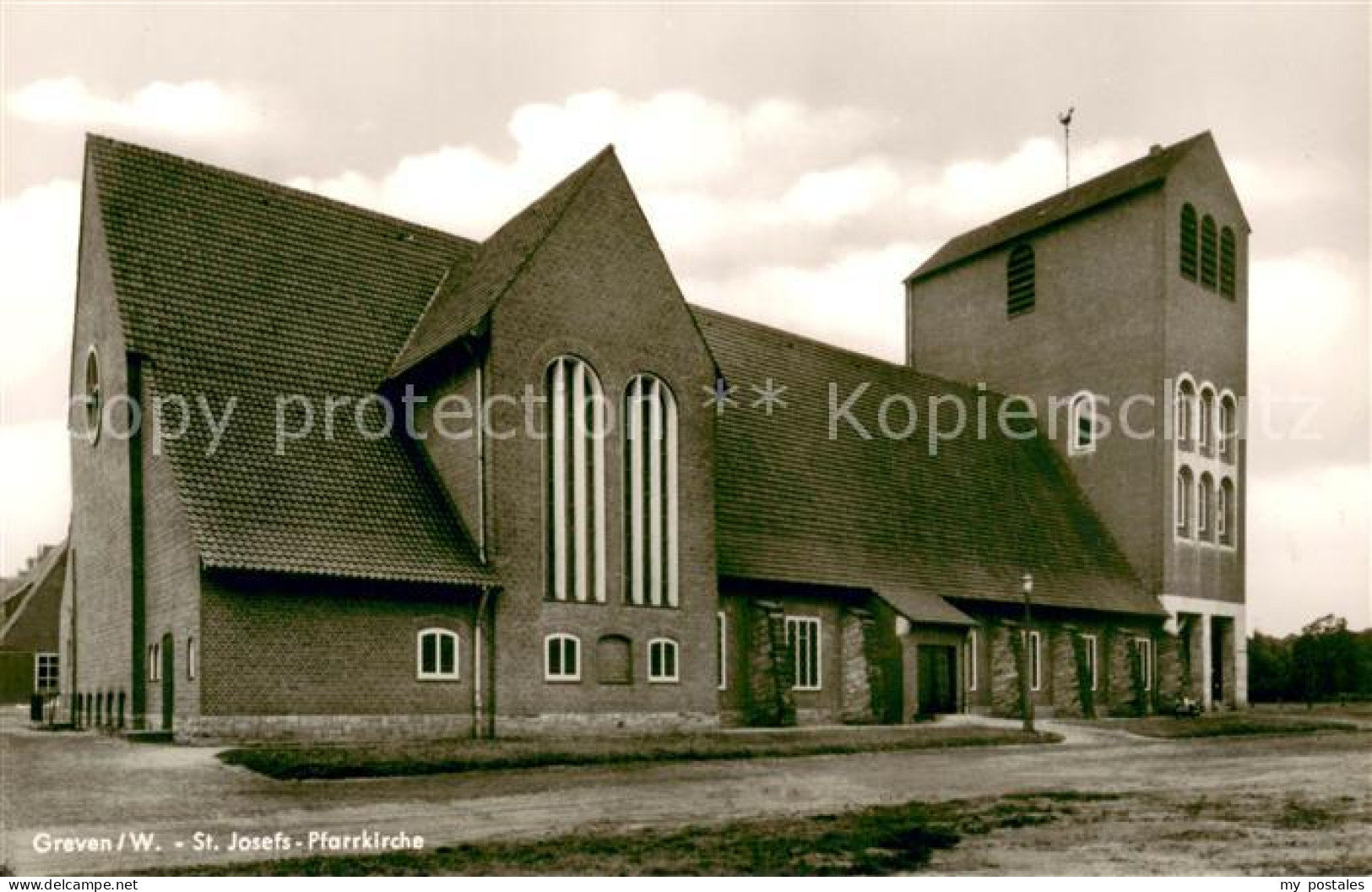 73700855 Greven Westfalen St. Josefs Pfarrkirche Greven Westfalen - Greven