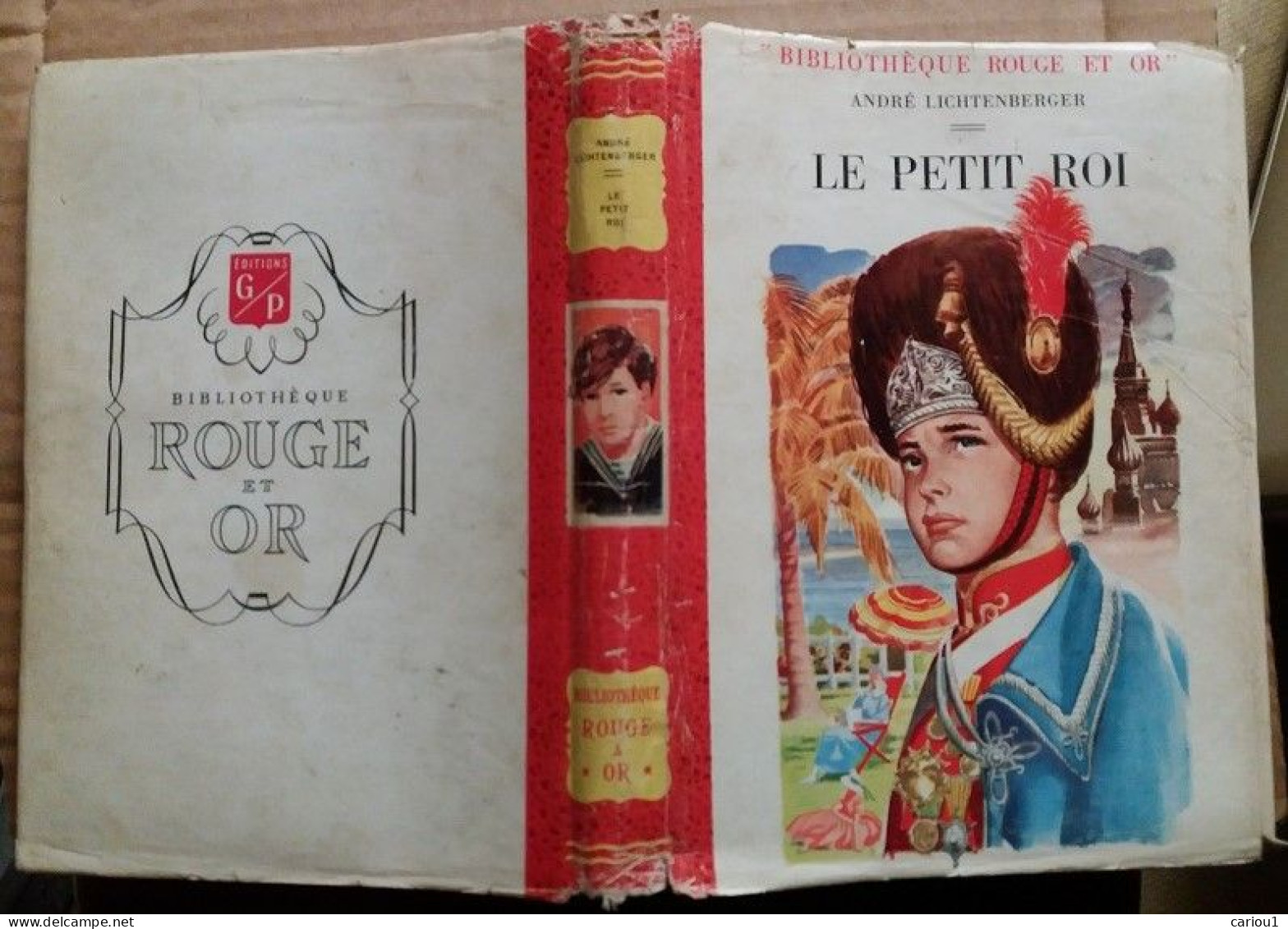 C1  Lichtenberger LE PETIT ROI GP Rouge Et Or 1955 JAQUETTE Pierre LE GUEN  Port Inclus France - Bibliothèque Rouge Et Or