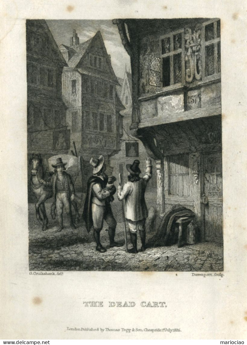 L-UK A Journal of The Plague Year Daniel De Foe 1835 - PESTE
