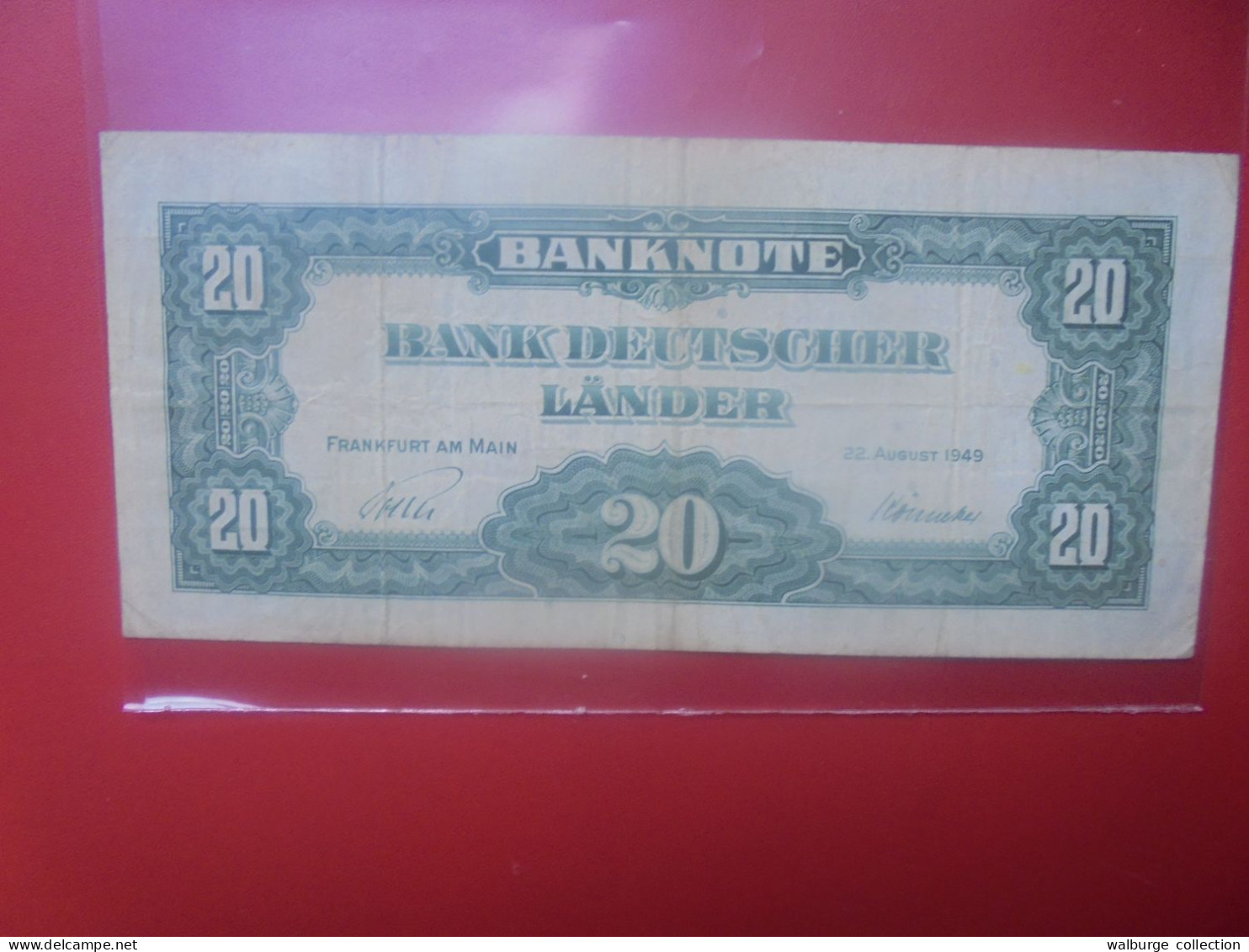 Bank Deutscher Länder 20 Mark 1949 Circuler (B.33) - 20 Deutsche Mark
