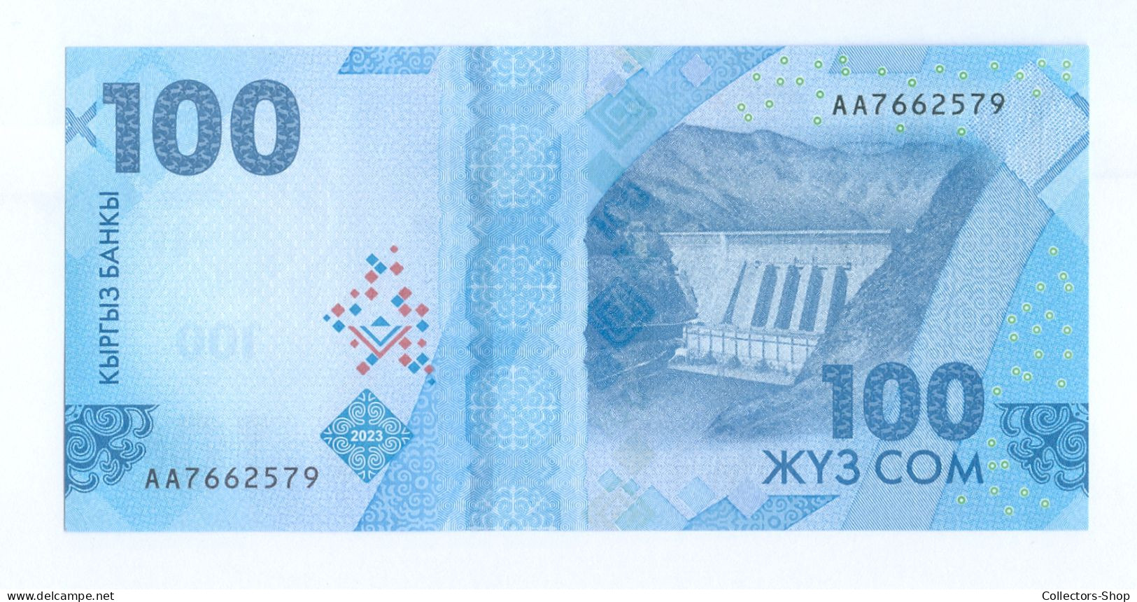 KYRGYZSTAN: NEW Set Of  3 Banknotes 20+50+100 SOM 2023/2024 UNC Nice Be First To Have - Kirgizïe