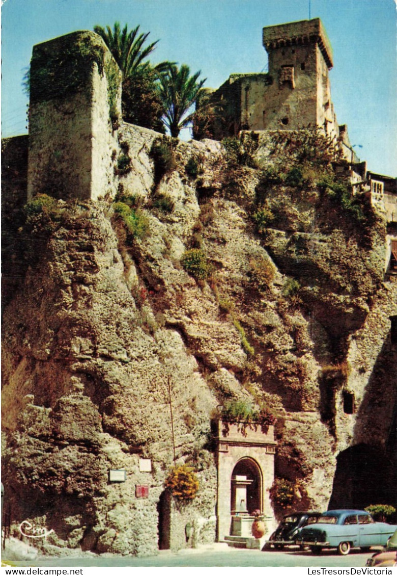 FRANCE - Roquebrune Village - Perspective Du Vieux Château - Colorisé - Carte Postale - Roquebrune-Cap-Martin